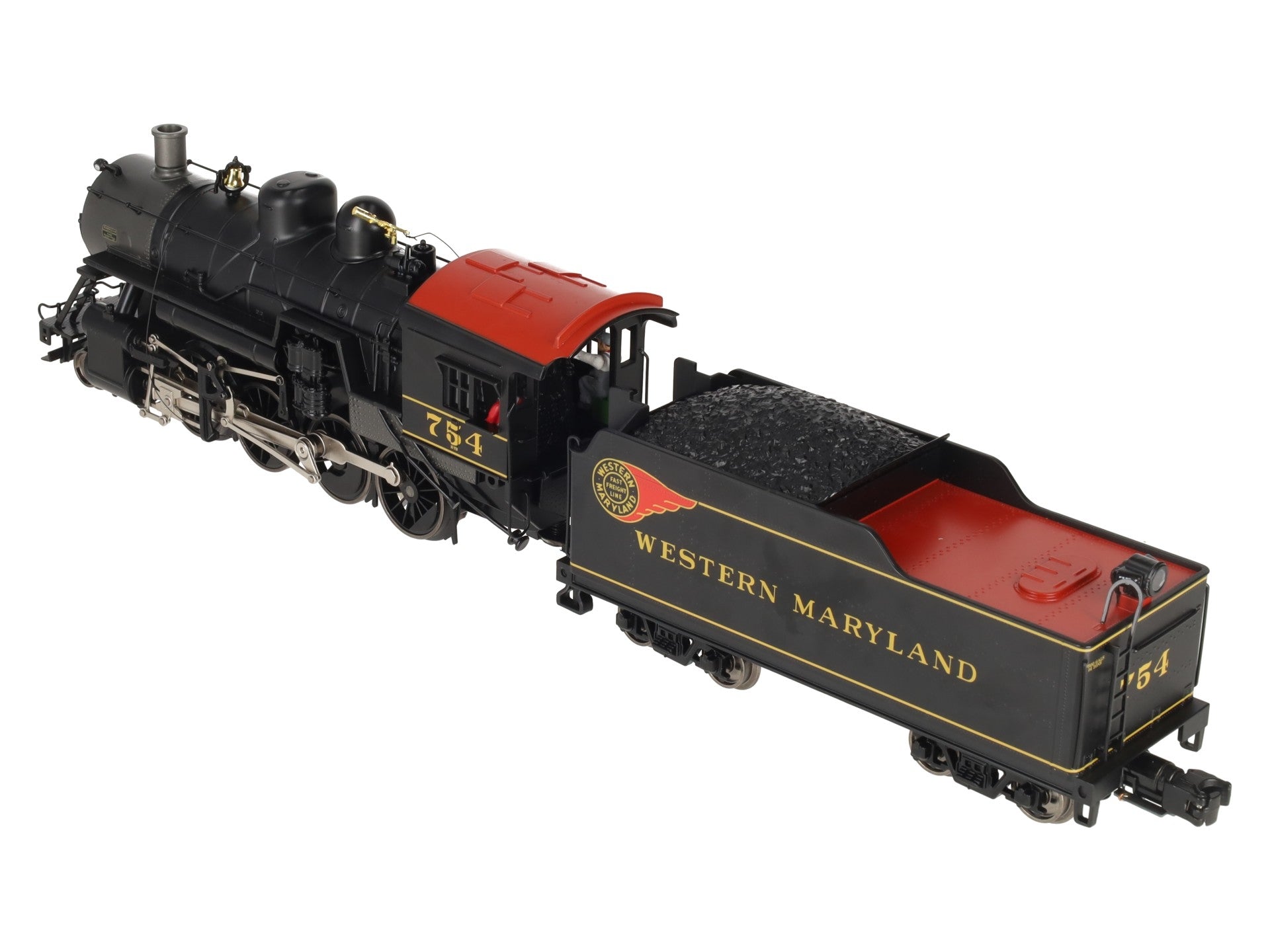 Atlas 30138304 O Gauge Premier Western Maryland 2-8-0 Steam Locomotive #754 LN/Box