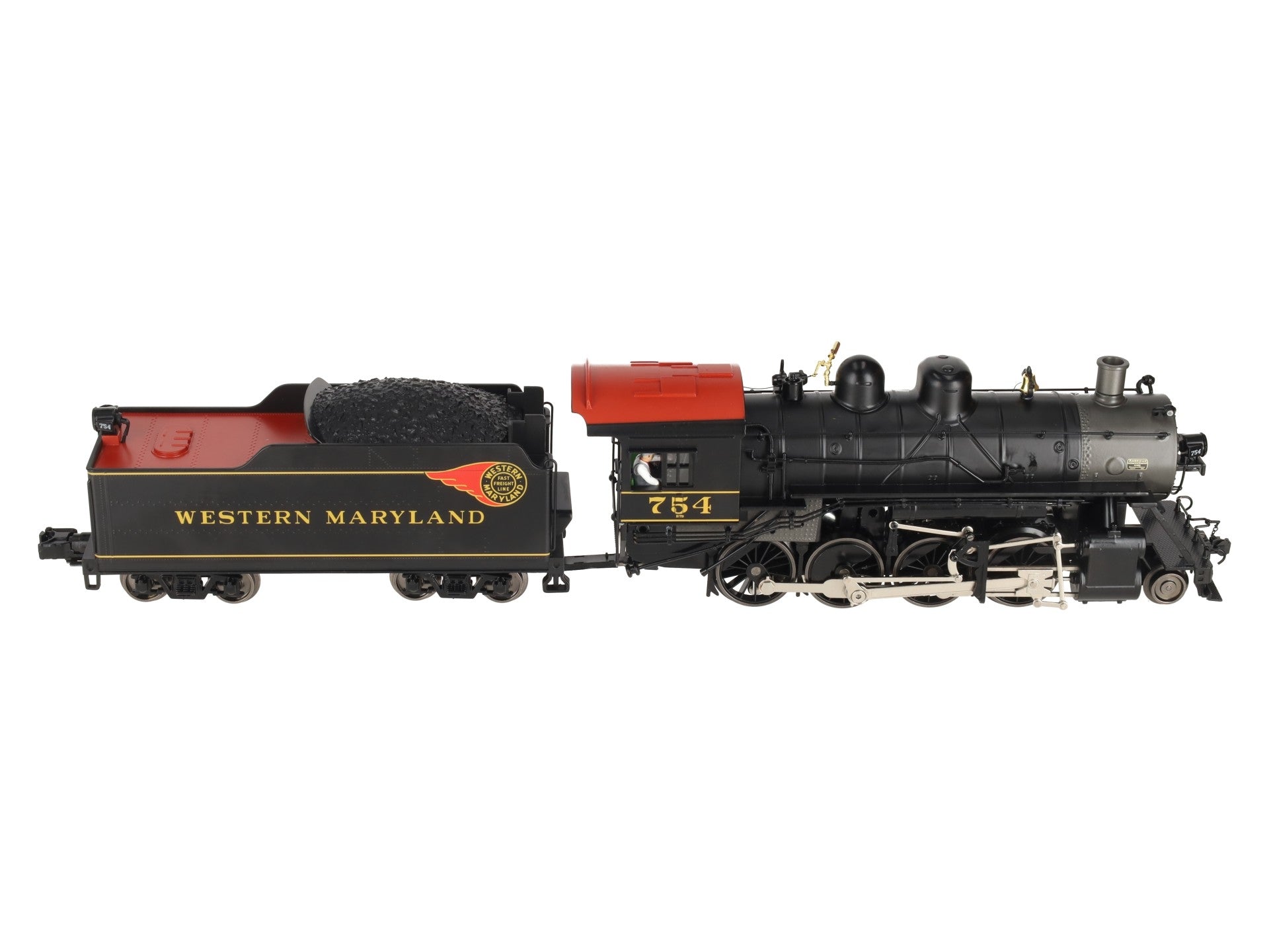Atlas 30138304 O Gauge Premier Western Maryland 2-8-0 Steam Locomotive #754 LN/Box