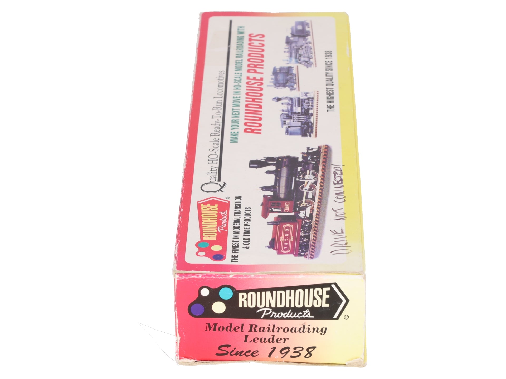 Roundhouse 200 HO Undecorated Black R-T-R  2-Truck Shay EX/Box
