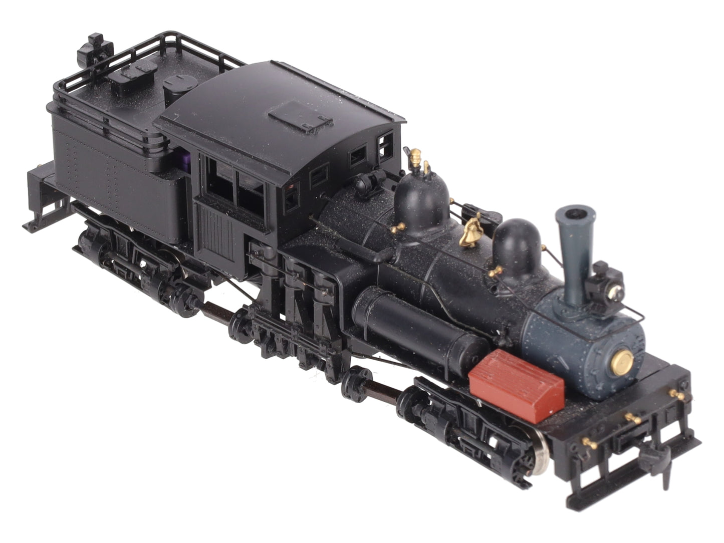 Roundhouse 200 HO Undecorated Black R-T-R  2-Truck Shay EX/Box