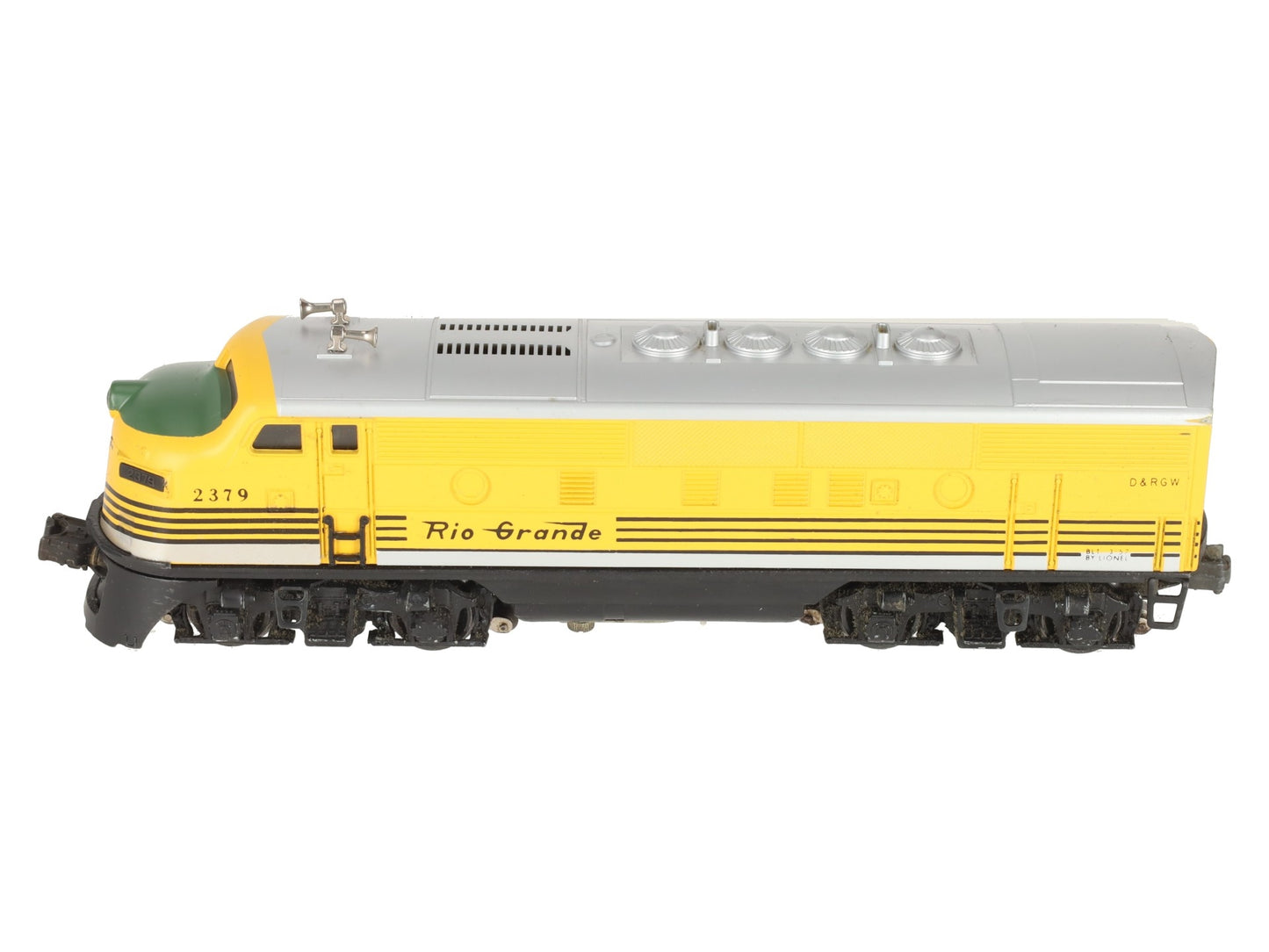 Lionel 2379 Vintage O Rio Grande F3 Powered Diesel Locomotive VG