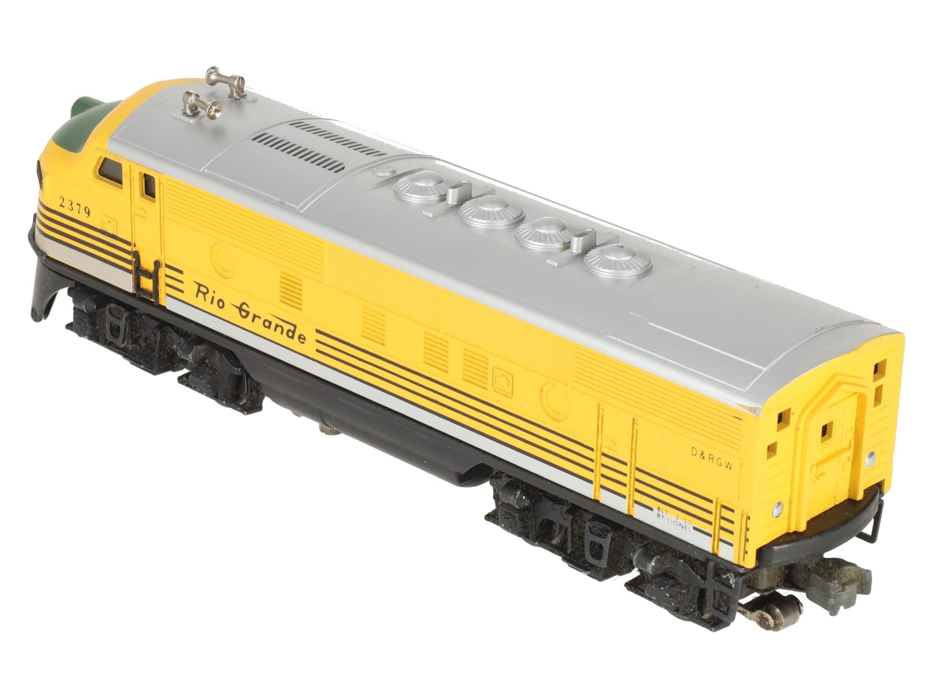 Lionel 2379 Vintage O Rio Grande F3 Powered Diesel Locomotive VG