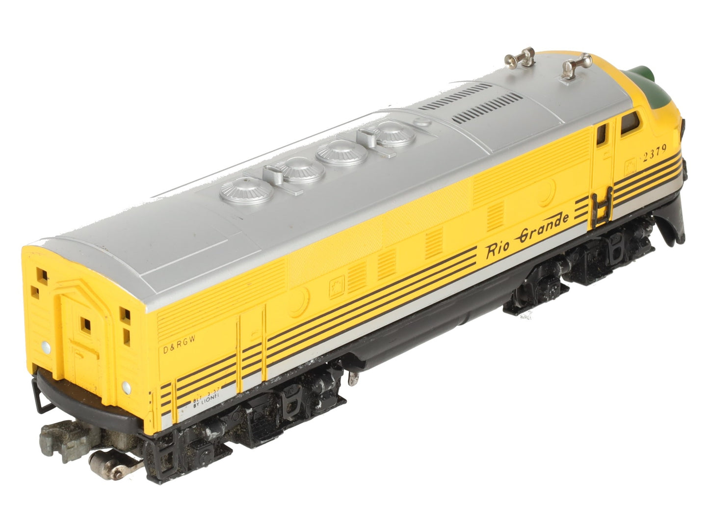 Lionel 2379 Vintage O Rio Grande F3 Powered Diesel Locomotive VG