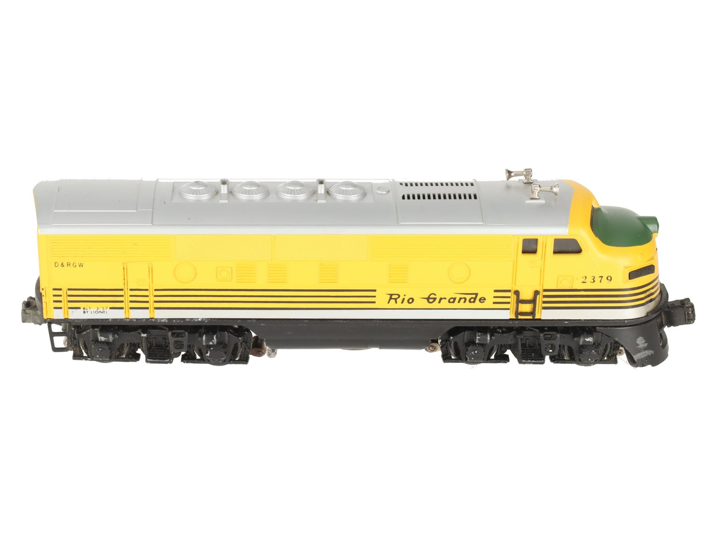 Lionel 2379 Vintage O Rio Grande F3 Powered Diesel Locomotive VG
