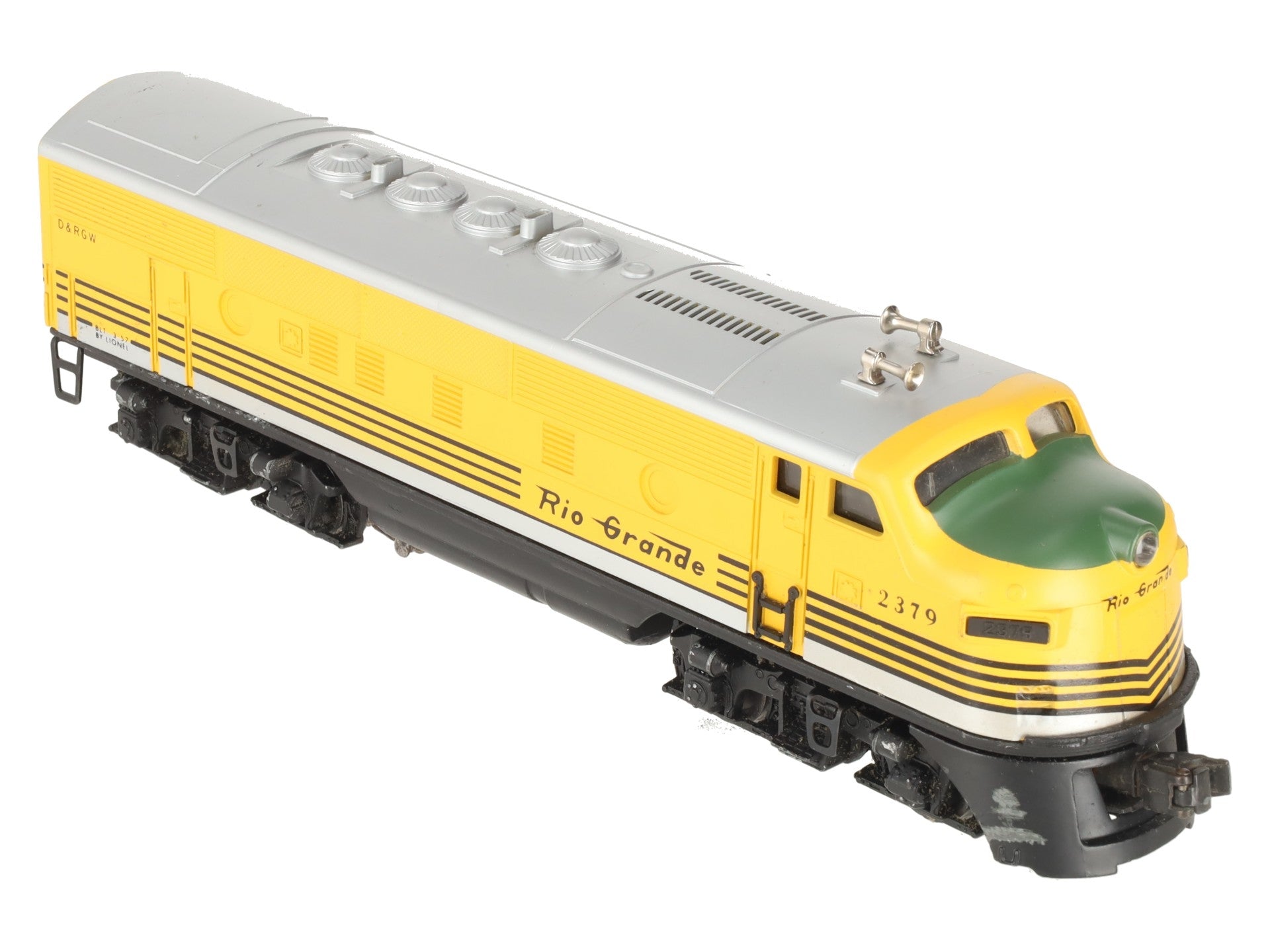 Lionel 2379 Vintage O Rio Grande F3 Powered Diesel Locomotive VG