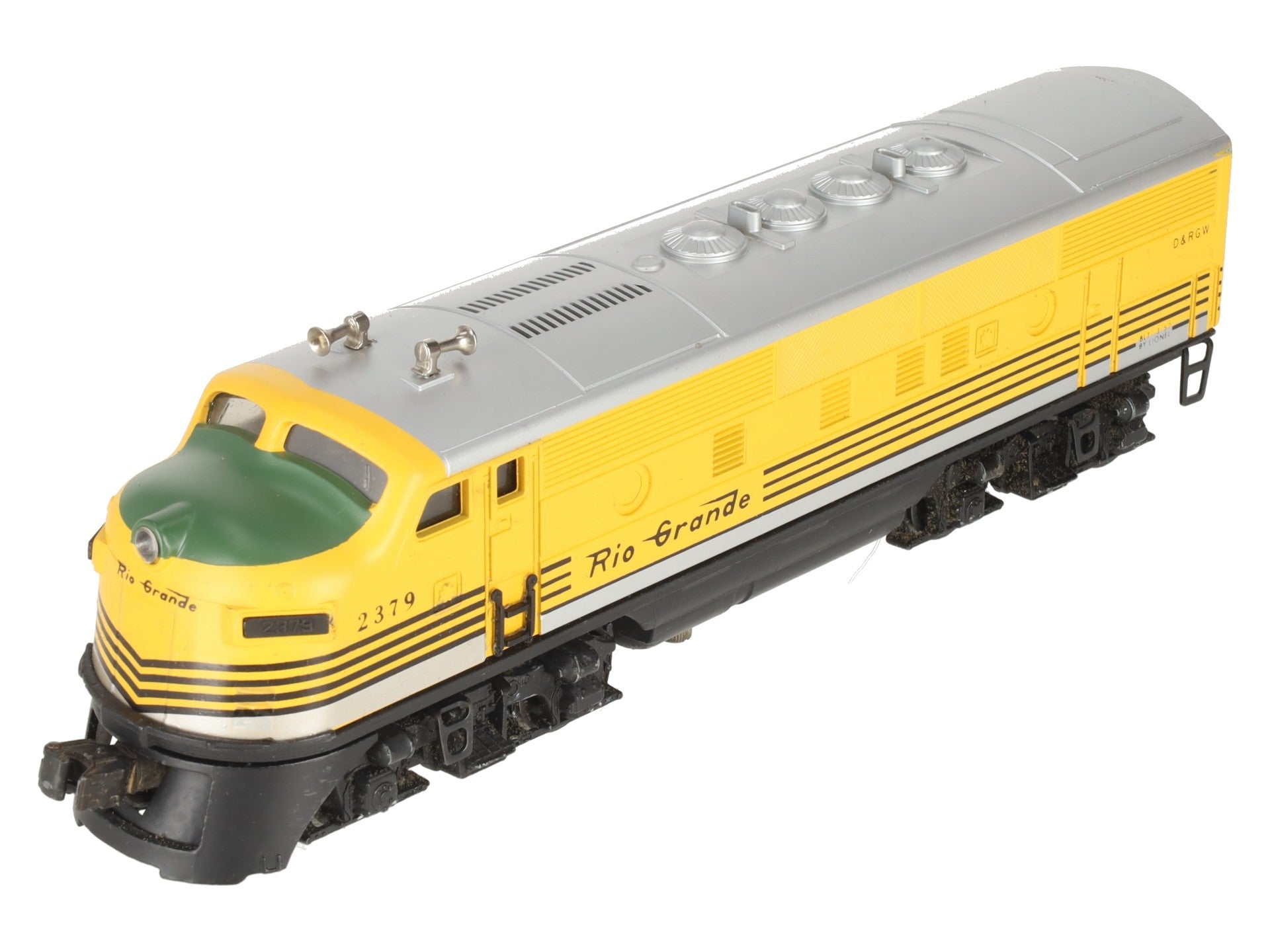 Lionel 2379 Vintage O Rio Grande F3 Powered Diesel Locomotive VG
