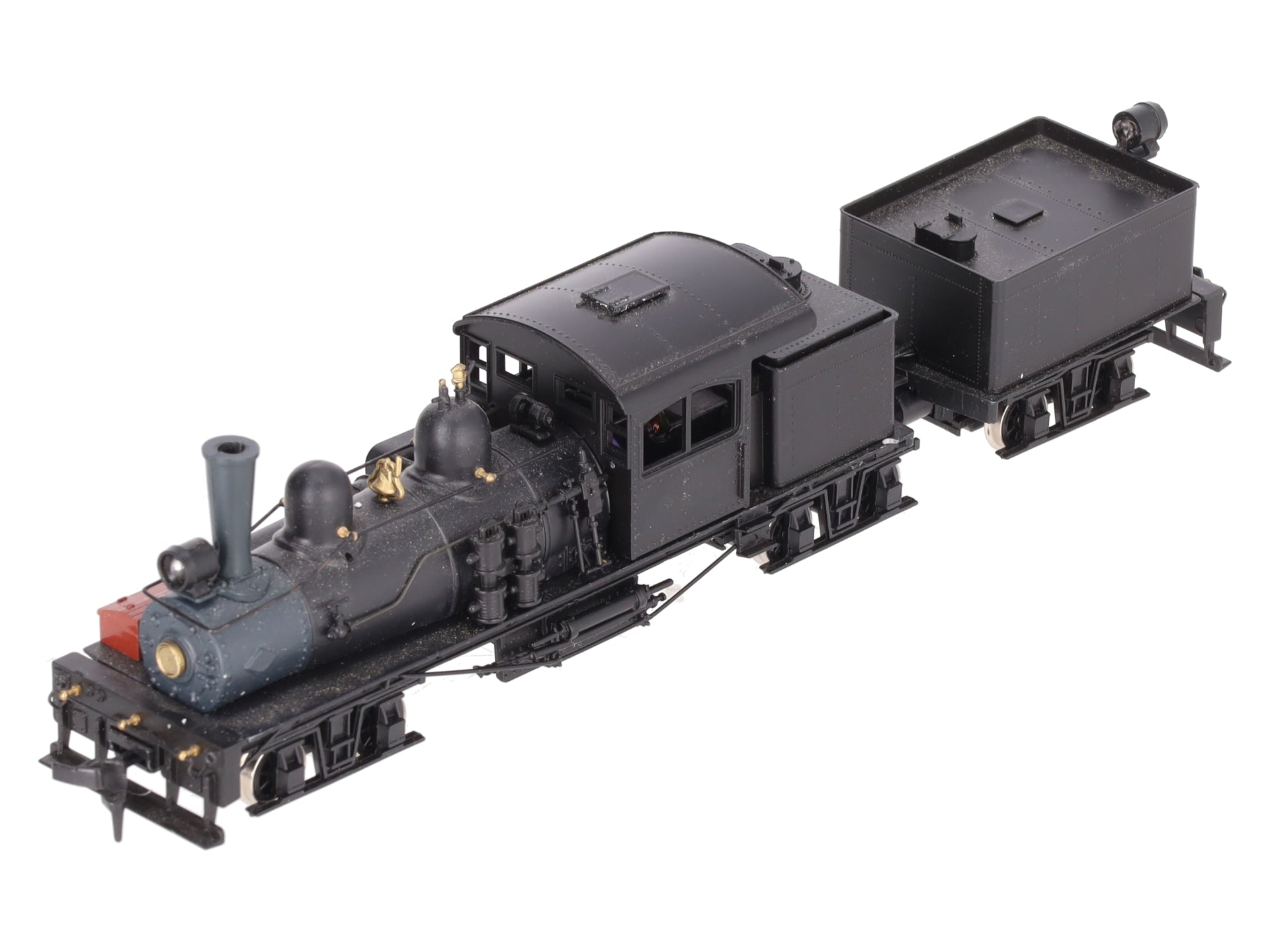 Roundhouse HO Scale Unlettered 3-Truck Shay Steam Locomotive VG/Box
