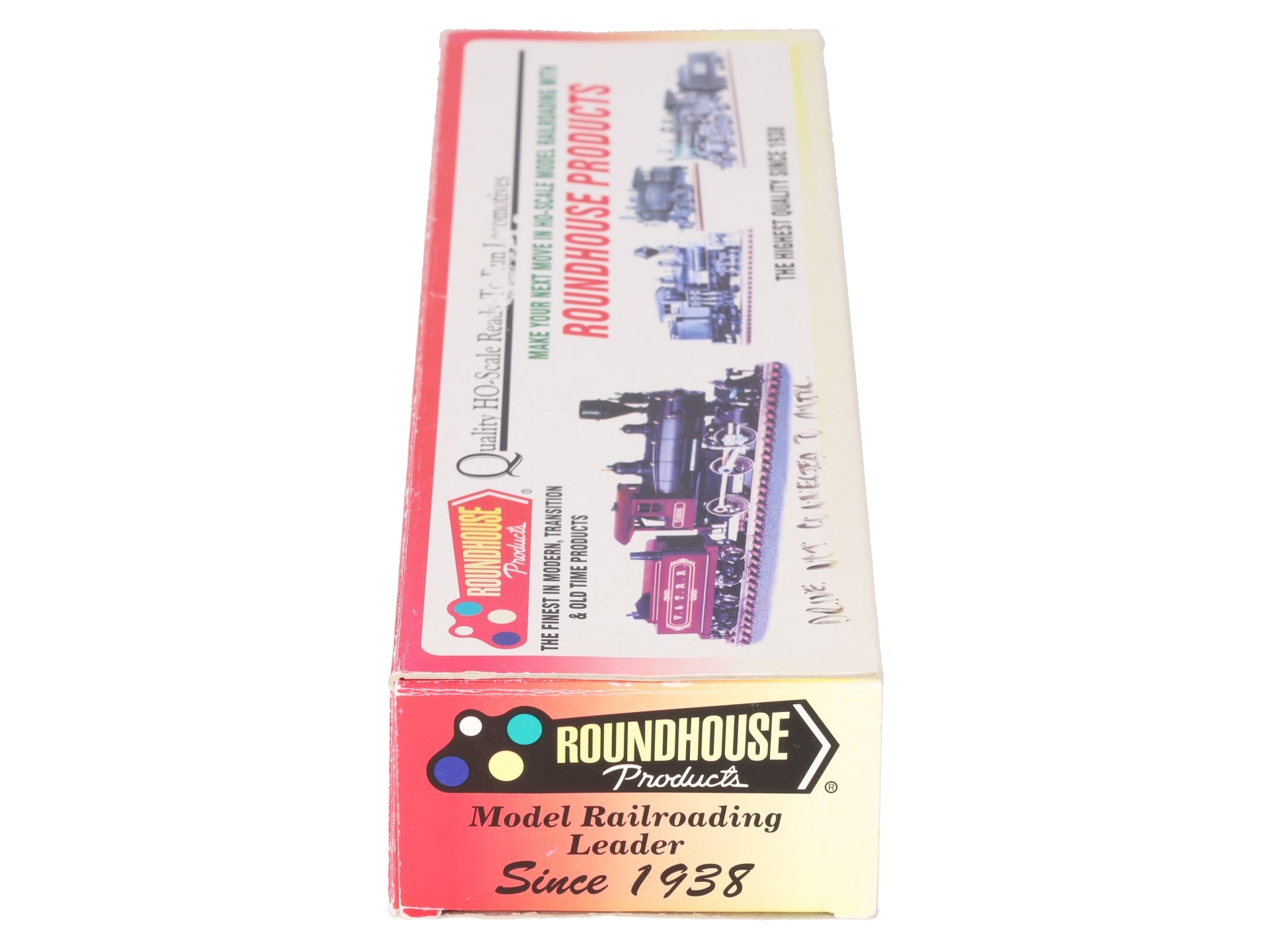 Roundhouse HO Scale Unlettered 3-Truck Shay Steam Locomotive VG/Box
