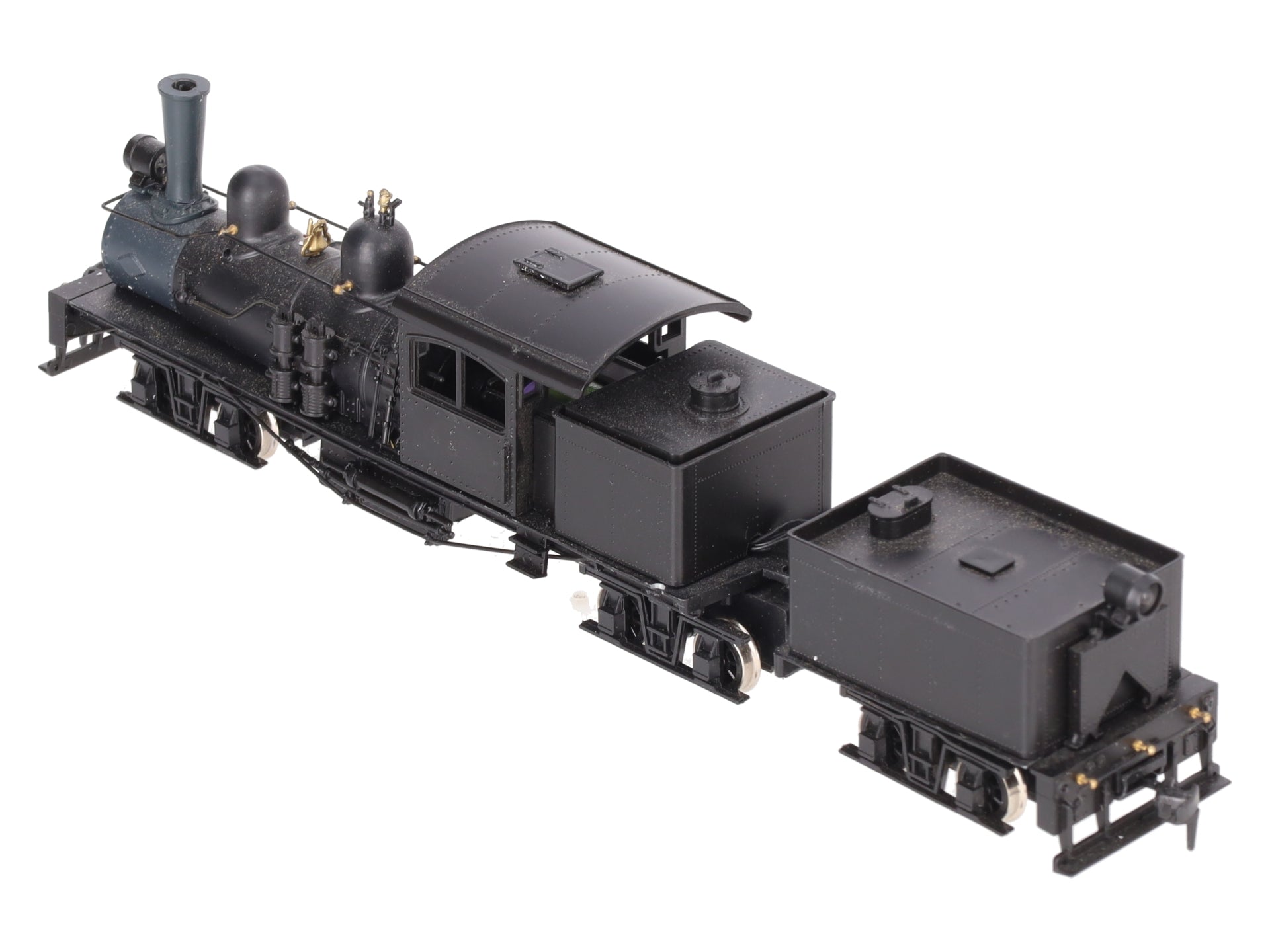 Roundhouse HO Scale Unlettered 3-Truck Shay Steam Locomotive VG/Box