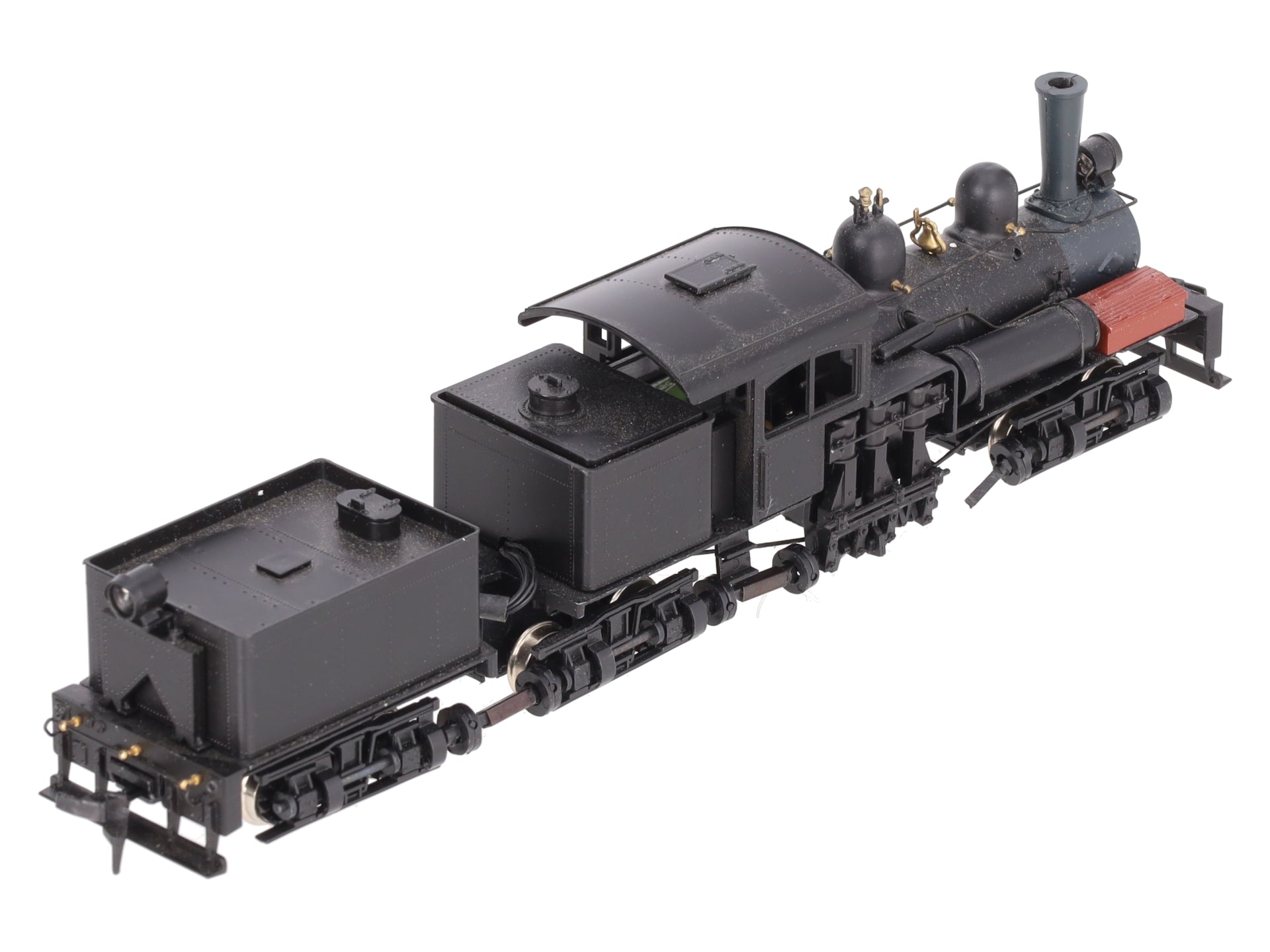 Roundhouse HO Scale Unlettered 3-Truck Shay Steam Locomotive VG/Box