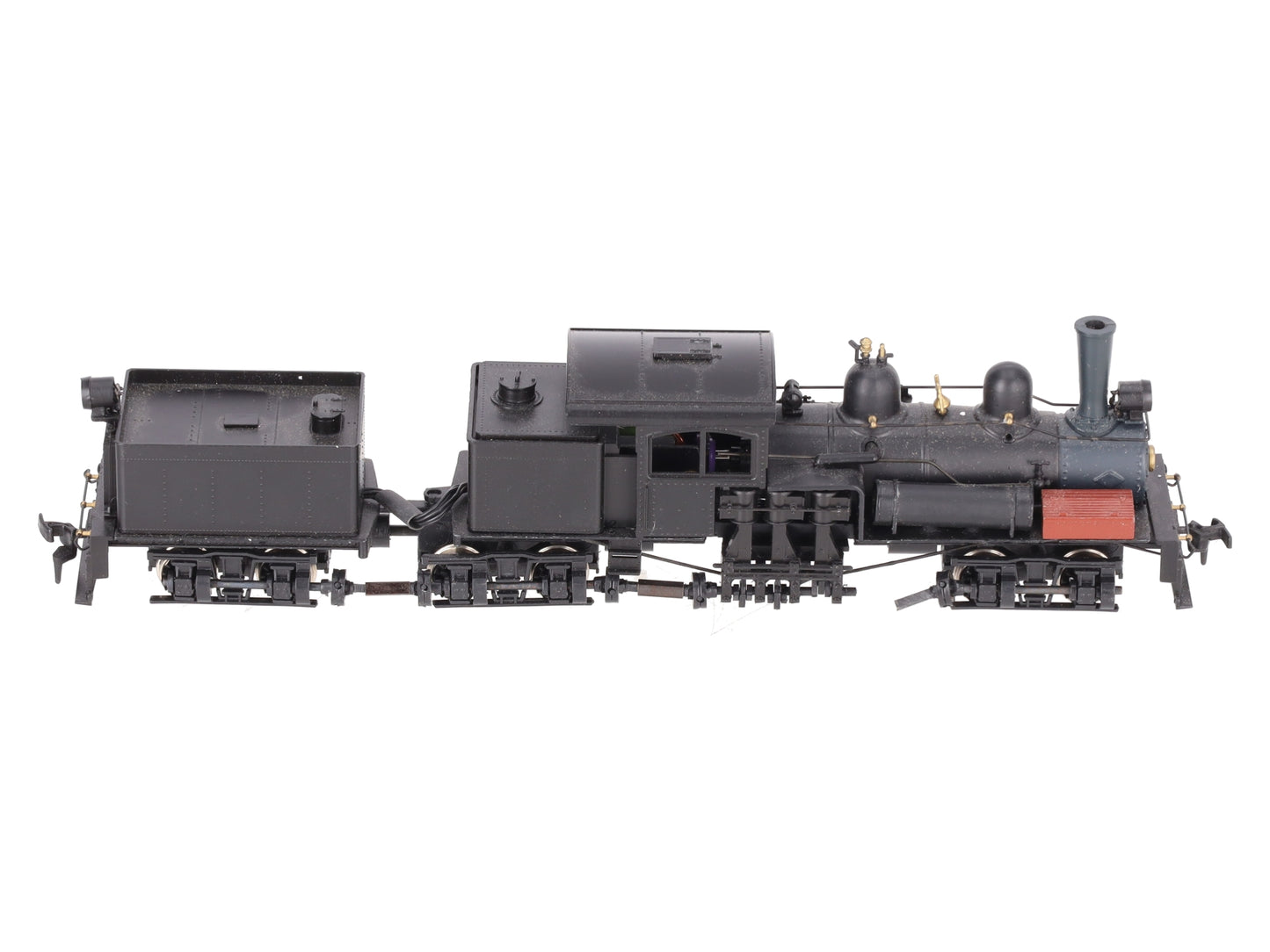 Roundhouse HO Scale Unlettered 3-Truck Shay Steam Locomotive VG/Box