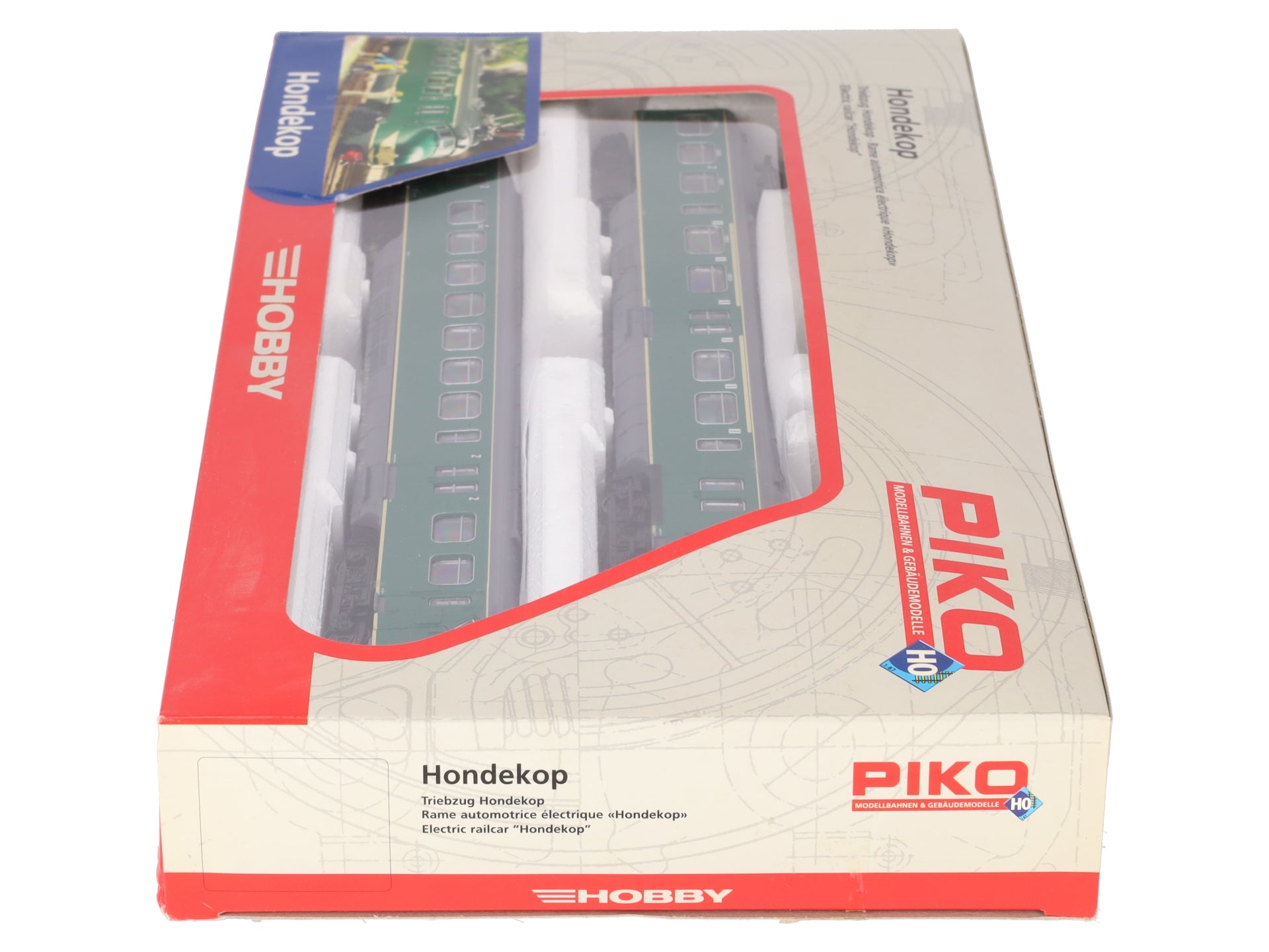 Piko 57320 HO Scale Hondekop Electric Rail Car (Set of 2) EX/Box