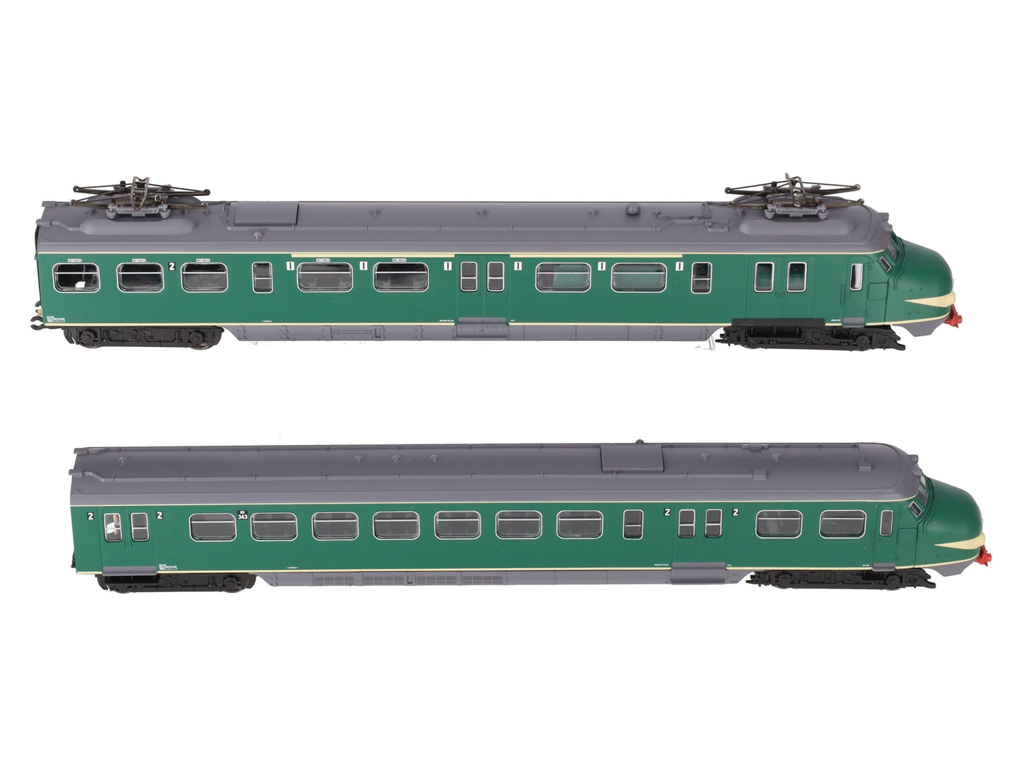 Piko 57320 HO Scale Hondekop Electric Rail Car (Set of 2) EX/Box