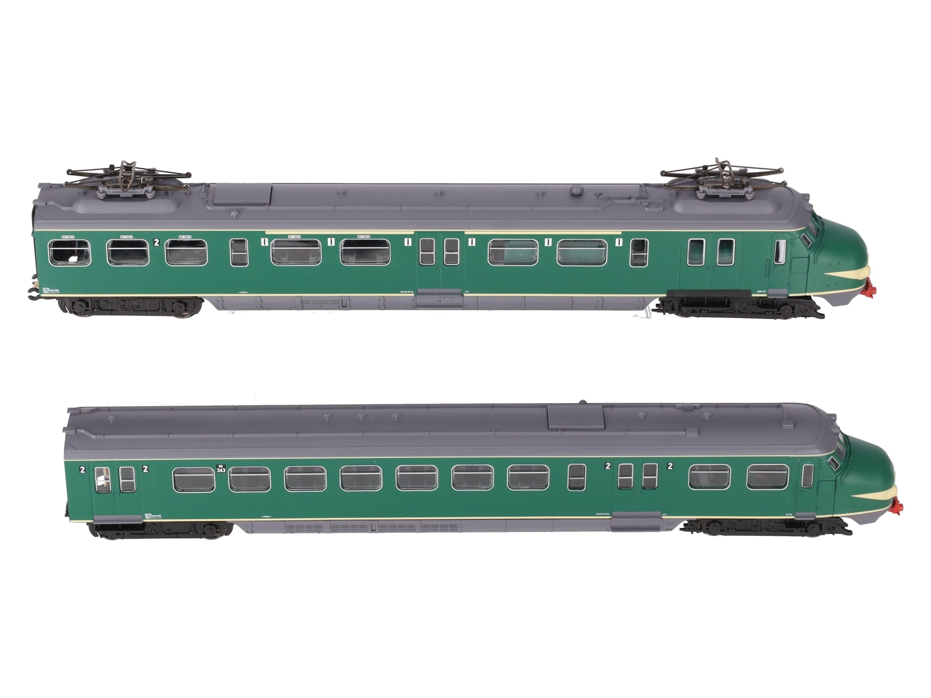 Piko 57320 HO Scale Hondekop Electric Rail Car (Set of 2) EX/Box
