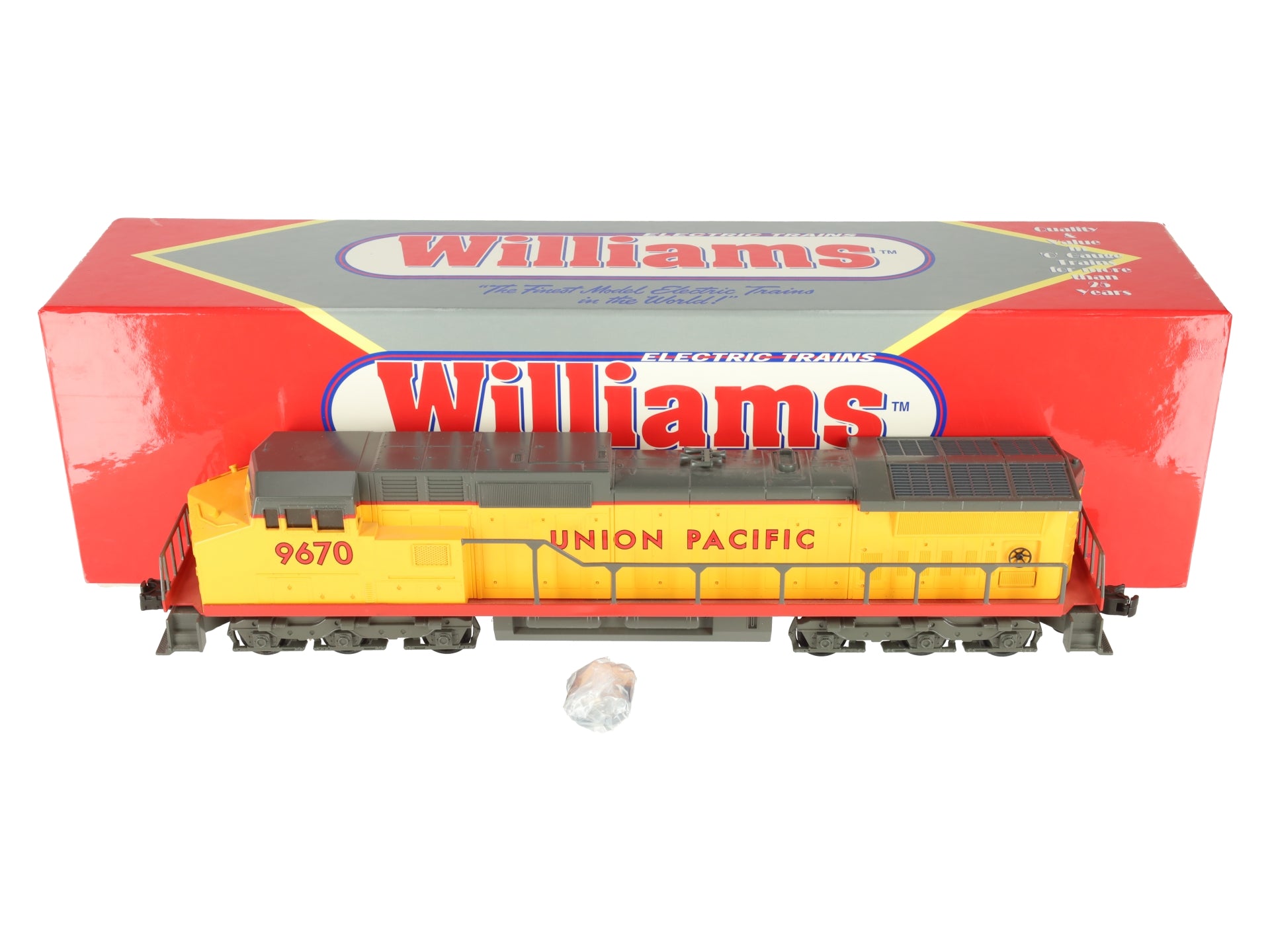 Williams DA9-05 O Gauge Union Pacific Dash 9 Powered Diesel Locomotive #9670 EX/Box