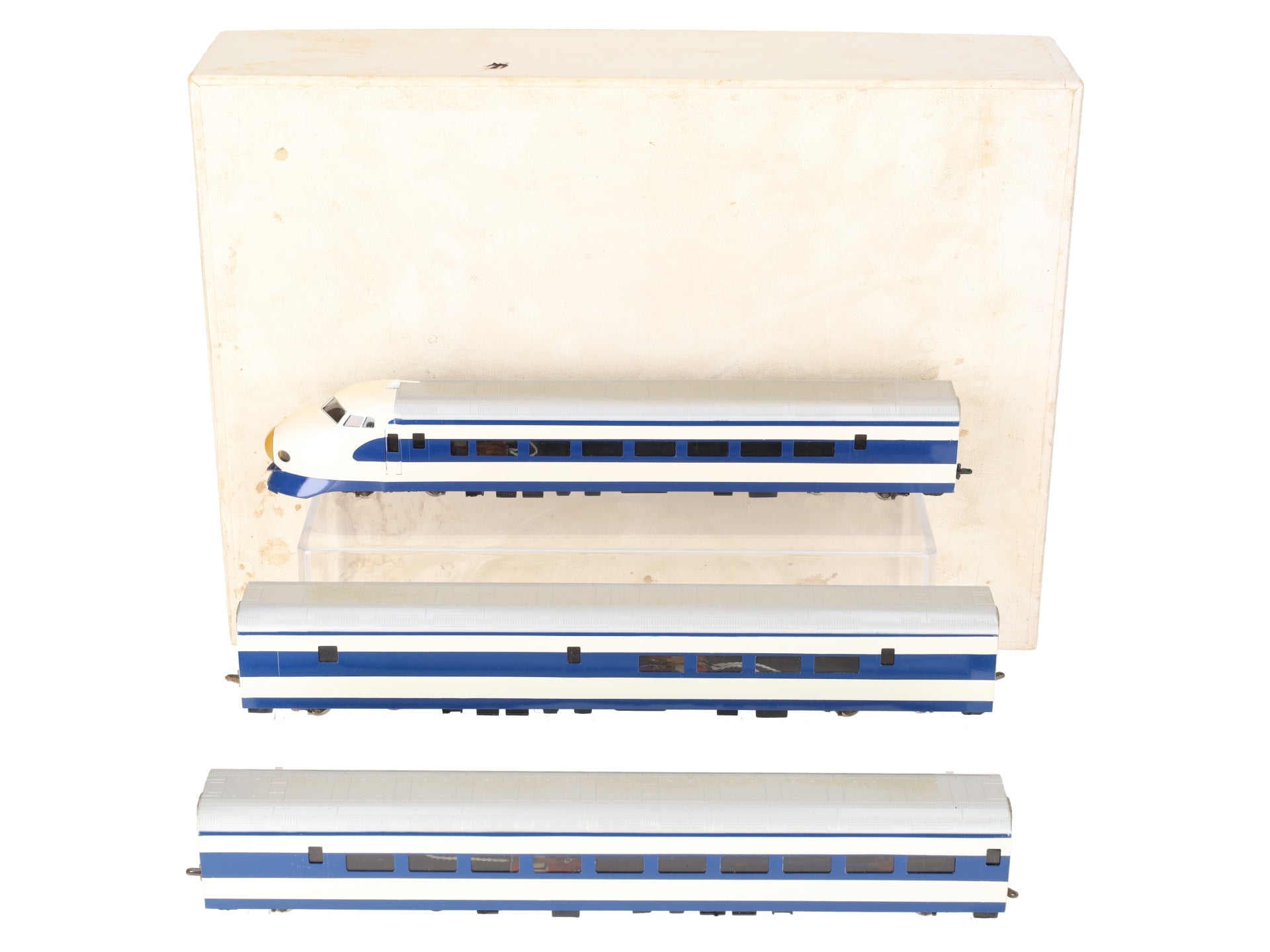 Trains Inc. HO Scale BRASS New Tokaido Line Passenger Car Set/Box