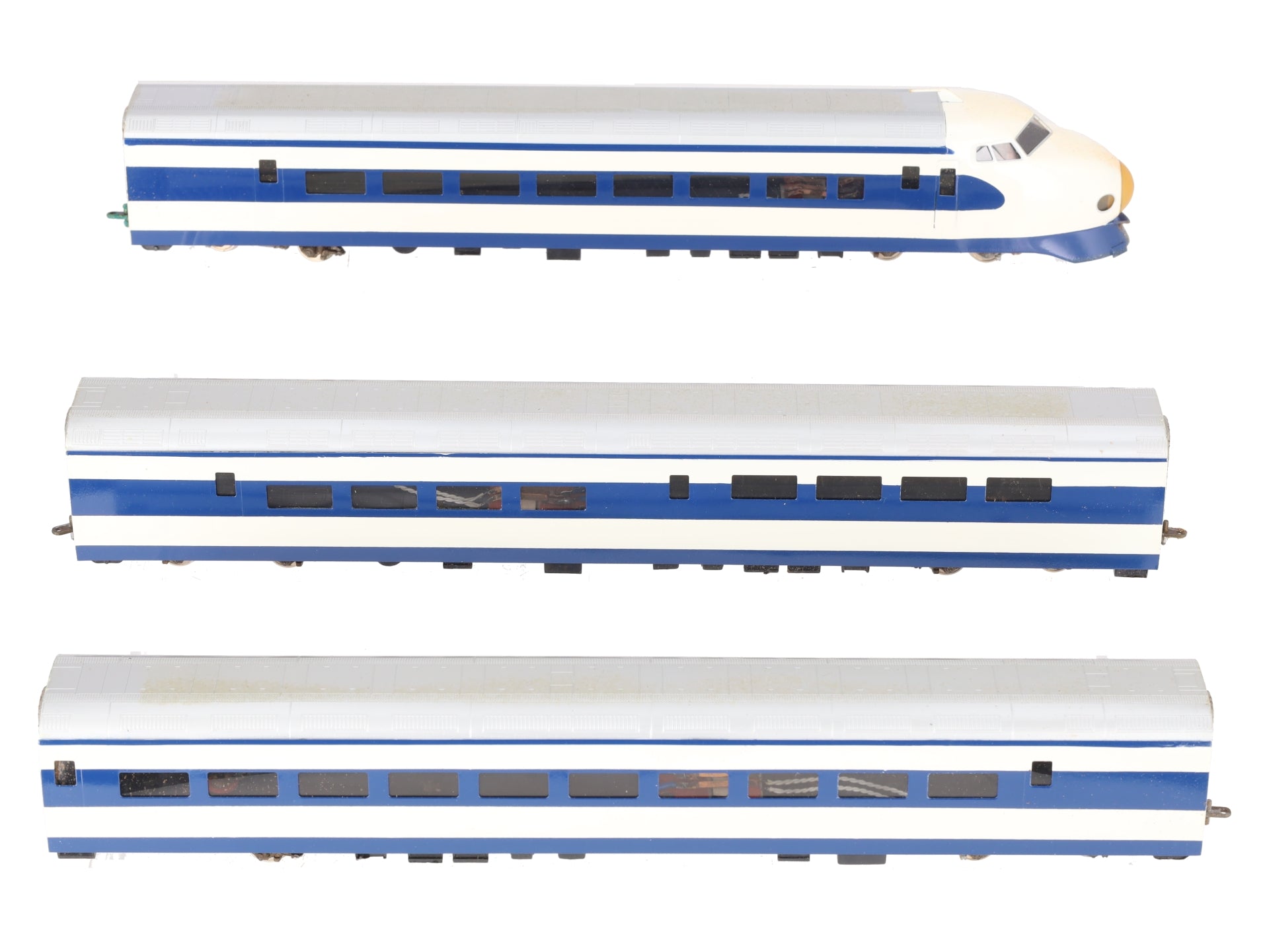 Trains Inc. HO Scale BRASS New Tokaido Line Passenger Car Set/Box