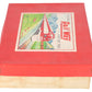 Sakai HO Vintage Lithographed Tinplate ATSF Diesel Locomotive Freight Set VG/Box