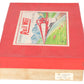 Sakai HO Vintage Lithographed Tinplate ATSF Diesel Locomotive Freight Set VG/Box