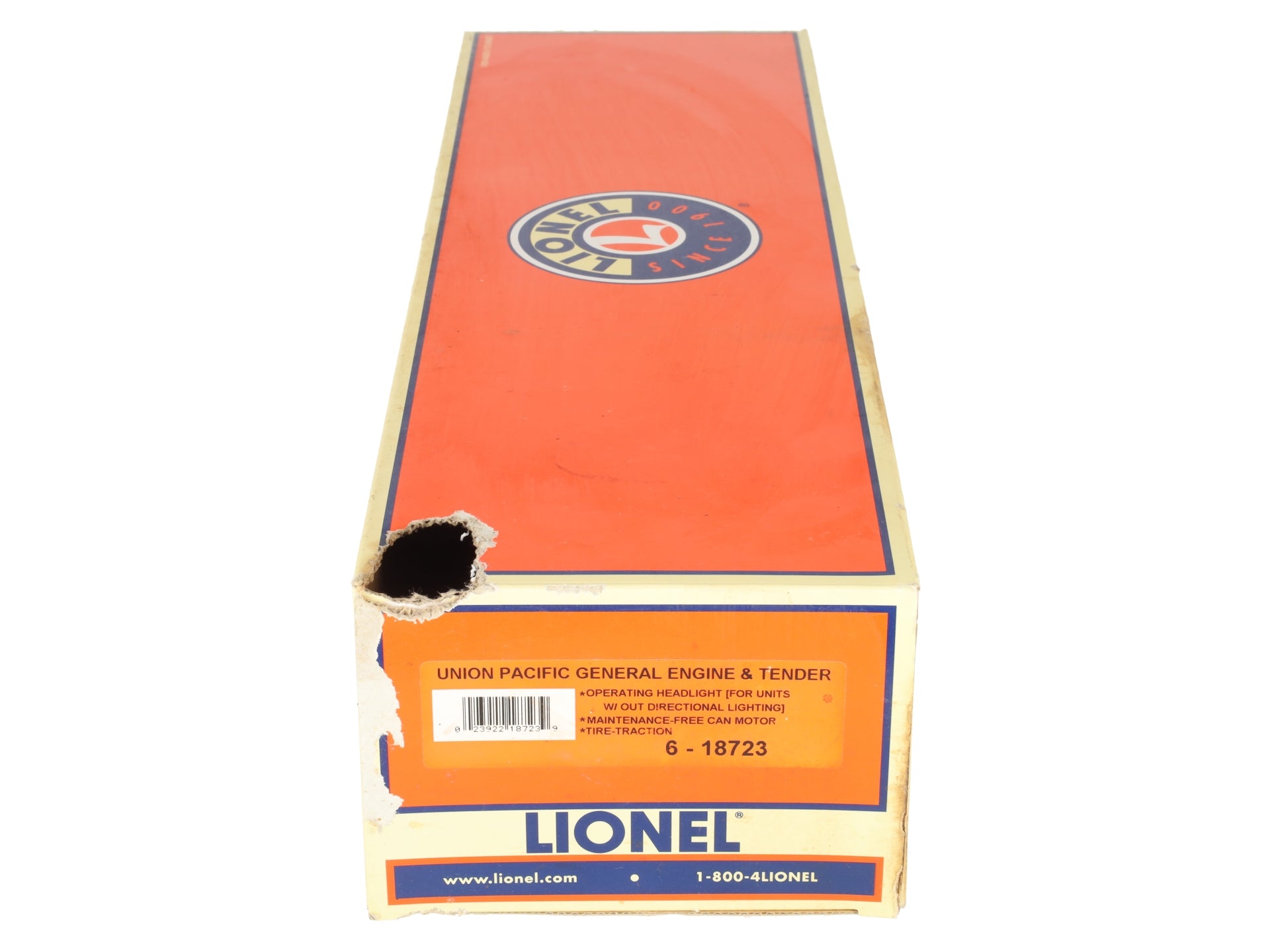 Lionel 6-18723 O Union Pacific 4-4-0 General Steam Locomotive & Tender #213 VG/Box