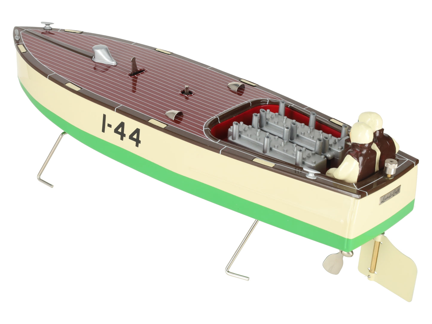 Lionel 6-13805 Standard Gauge Tinplate Racing Speed Boat #44 EX/Box