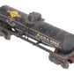 Lionel 2855 Vintage O Gauge Postwar Sunoco Black Semi-Scale Tank Car VG