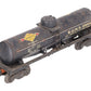 Lionel 2855 Vintage O Gauge Postwar Sunoco Black Semi-Scale Tank Car VG
