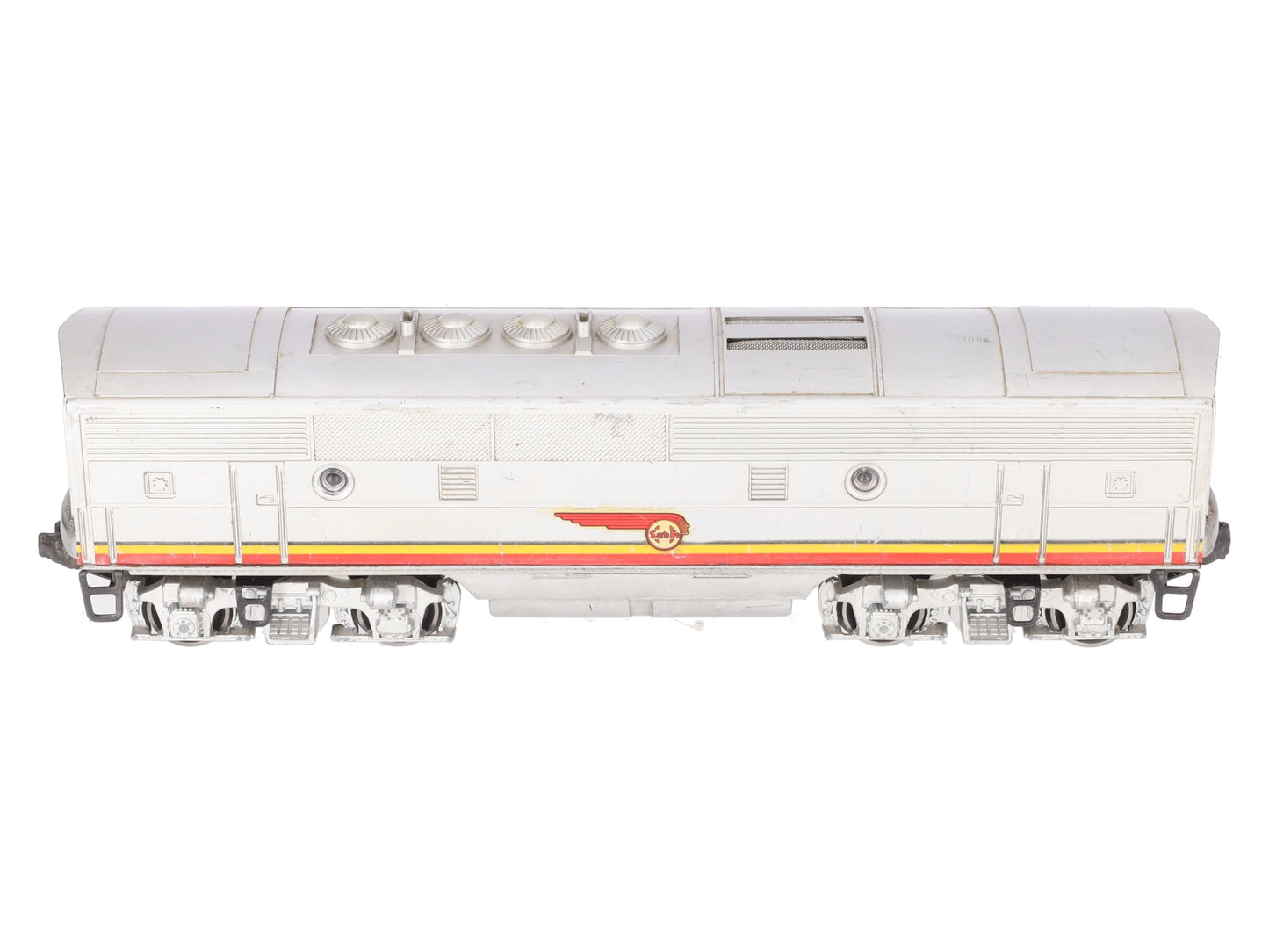 Lionel 2343C Vintage O Santa Fe F-3 Screen Top Non-Pwd. B-Unit Diesel Locomotive VG/Box