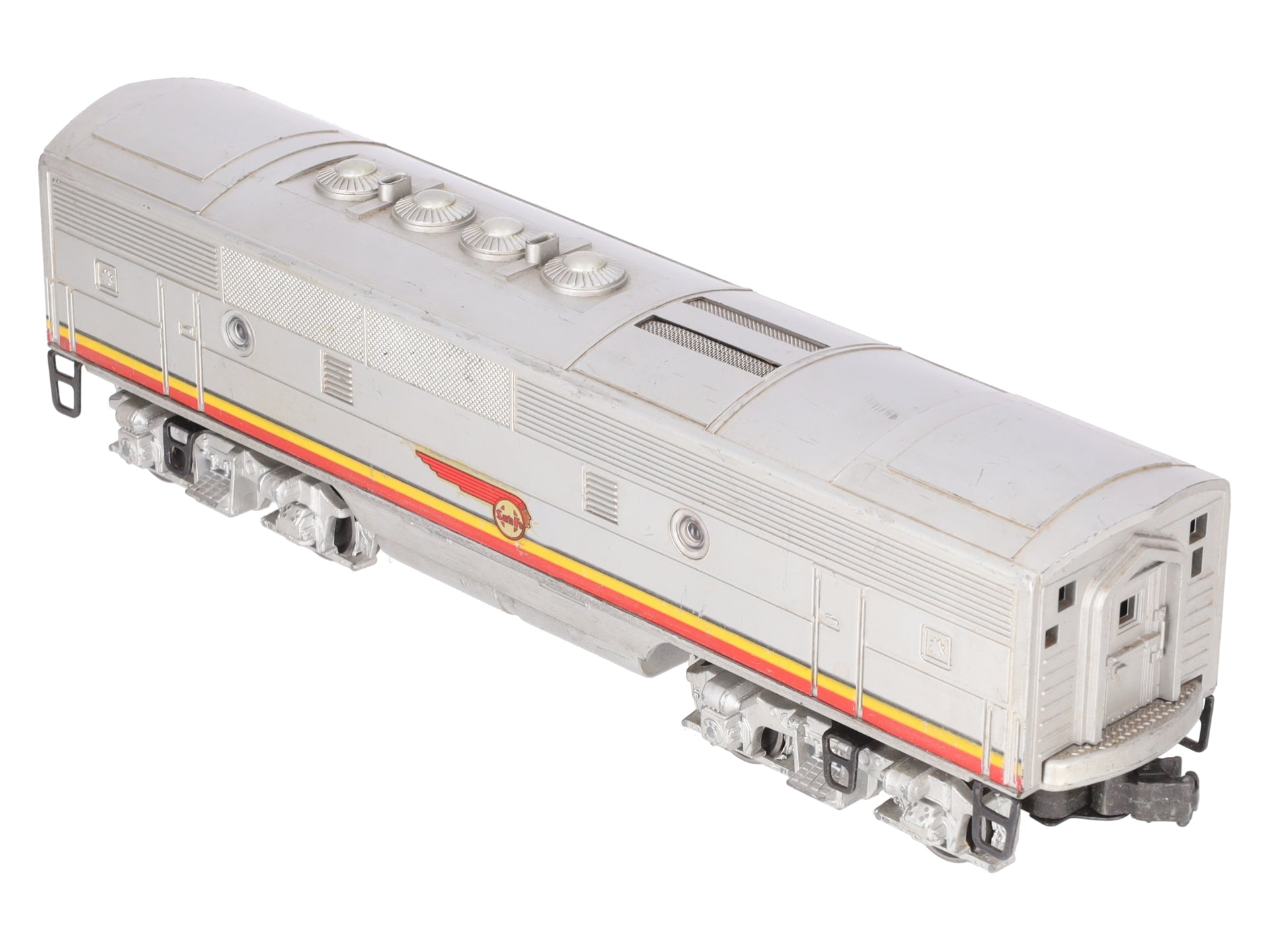 Lionel 2343C Vintage O Santa Fe F-3 Screen Top Non-Pwd. B-Unit Diesel Locomotive VG/Box