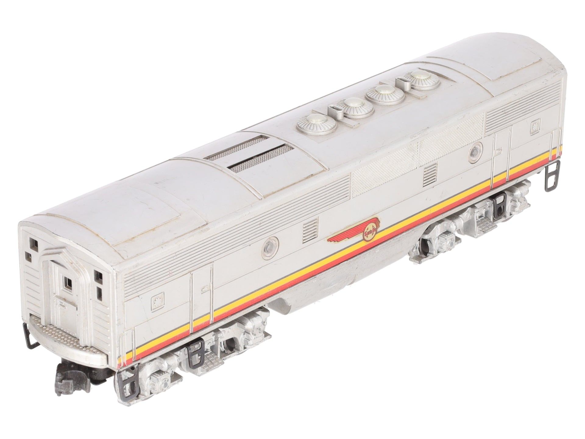 Lionel 2343C Vintage O Santa Fe F-3 Screen Top Non-Pwd. B-Unit Diesel Locomotive VG/Box