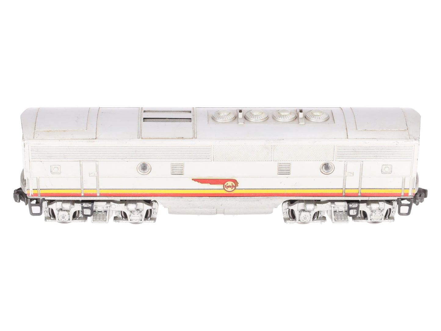 Lionel 2343C Vintage O Santa Fe F-3 Screen Top Non-Pwd. B-Unit Diesel Locomotive VG/Box