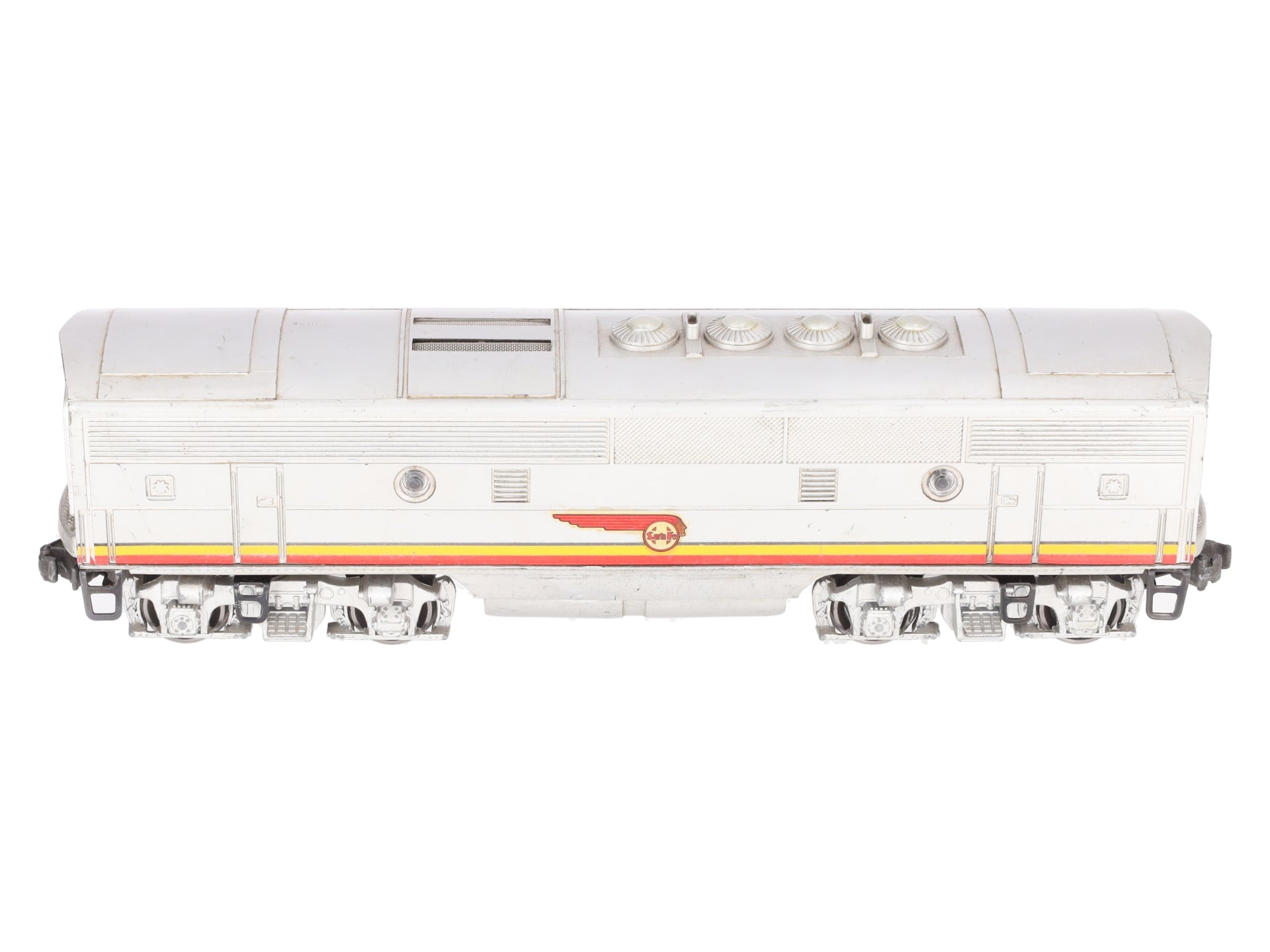 Lionel 2343C Vintage O Santa Fe F-3 Screen Top Non-Pwd. B-Unit Diesel Locomotive VG/Box