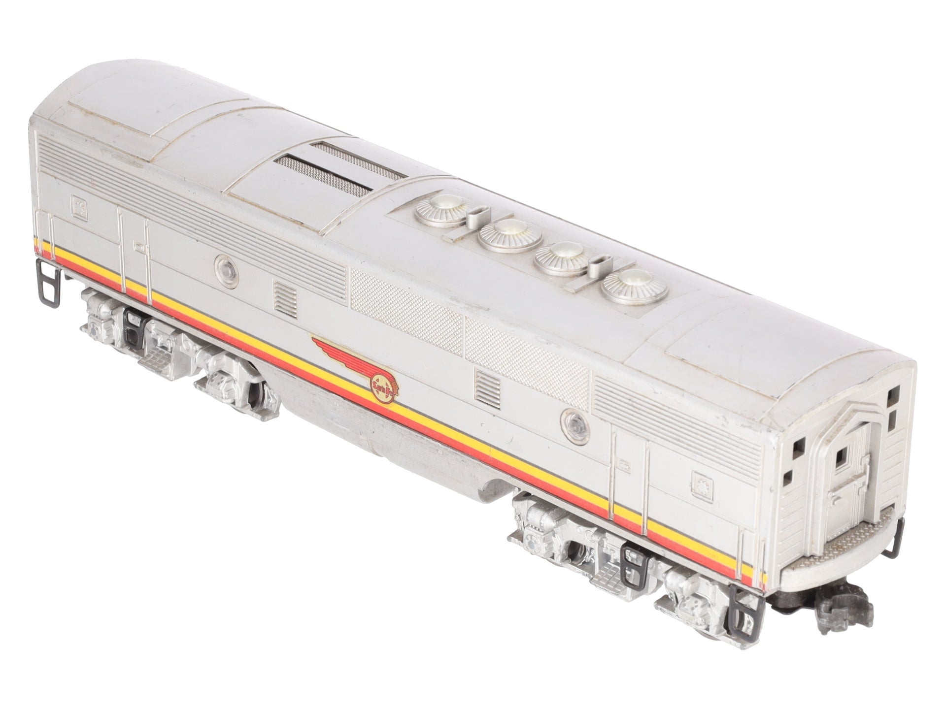 Lionel 2343C Vintage O Santa Fe F-3 Screen Top Non-Pwd. B-Unit Diesel Locomotive VG/Box