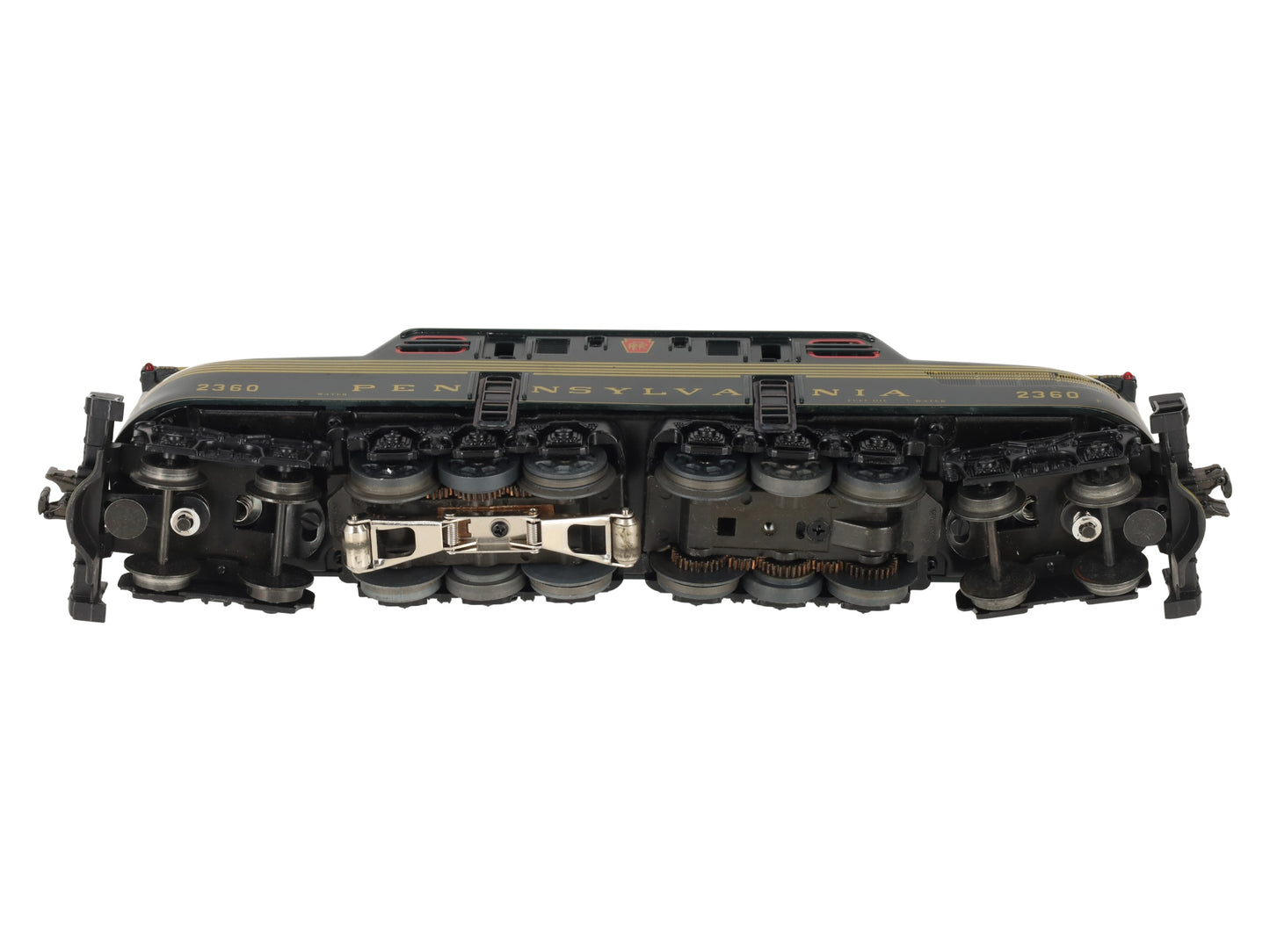 Williams GG-3001 O PRR Green 5-Stripe Die-Cast Electric Locomotive #2360 EX/Box
