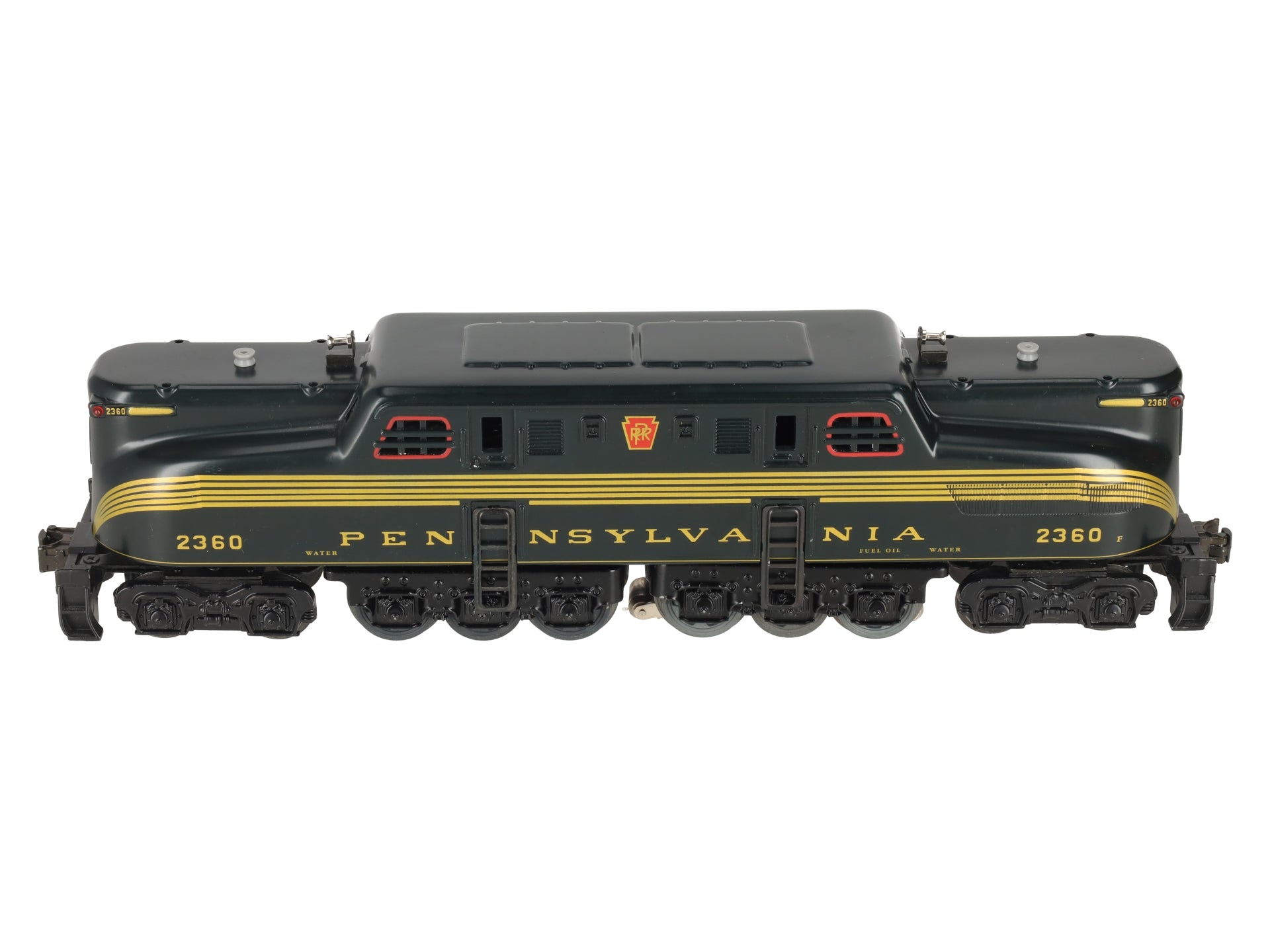 Williams GG-3001 O PRR Green 5-Stripe Die-Cast Electric Locomotive #2360 EX/Box