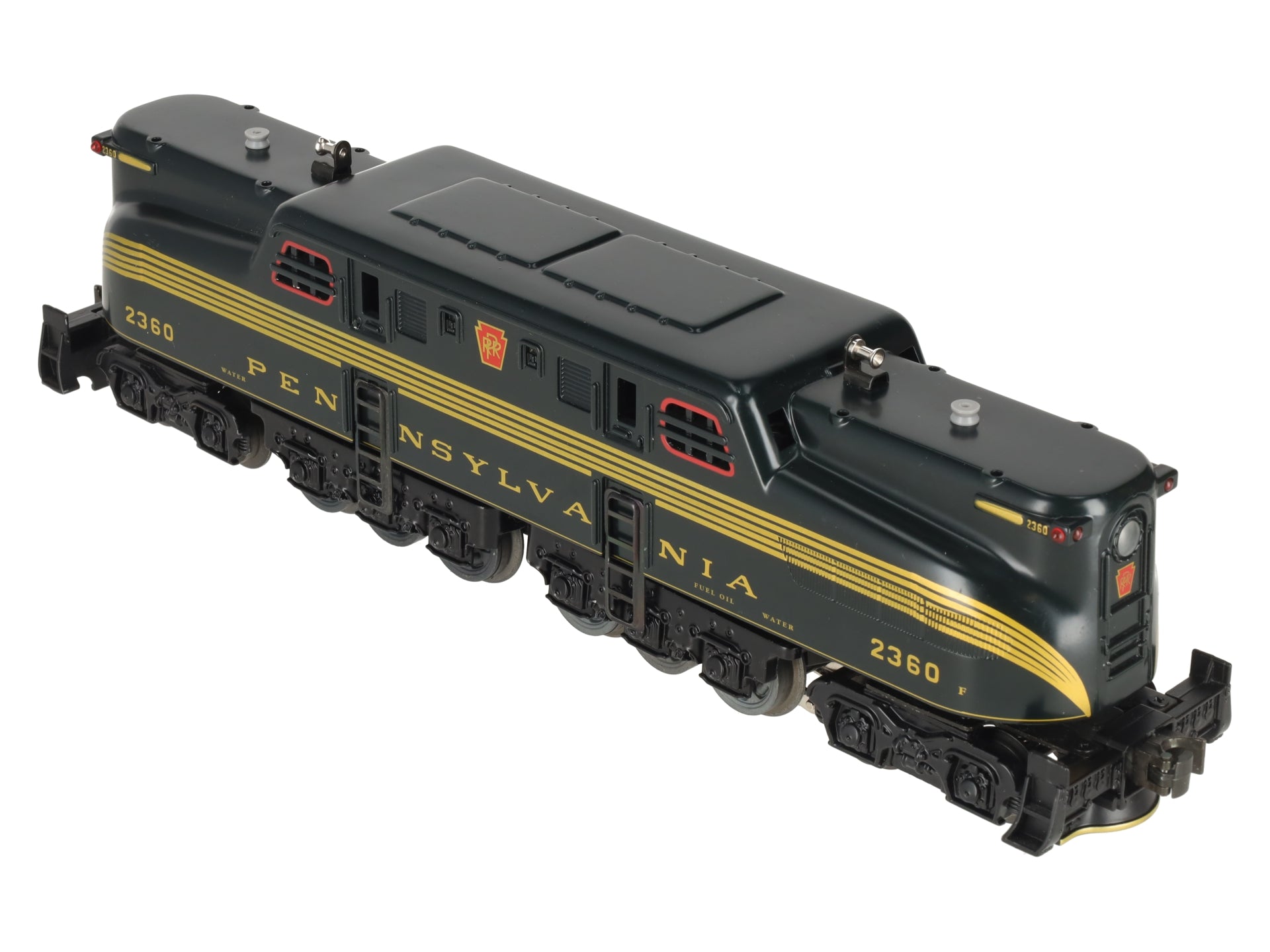 Williams GG-3001 O PRR Green 5-Stripe Die-Cast Electric Locomotive #2360 EX/Box