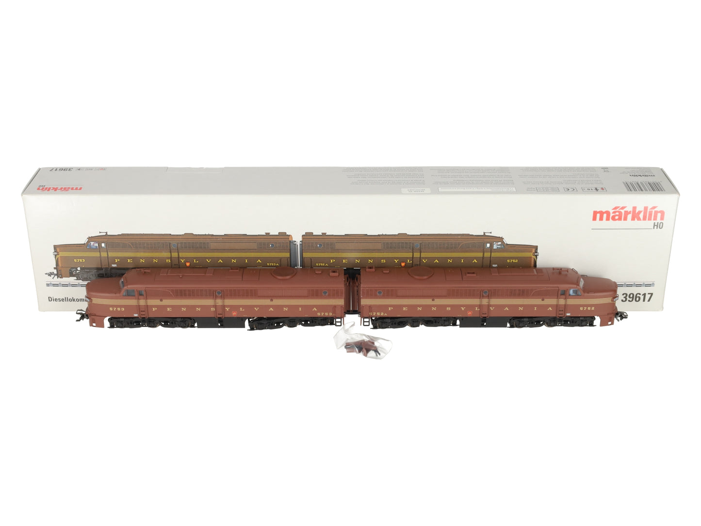 Marklin 39617 HO USA Pennsylvania Double Unit Alco Class PA-1 Heavy Diesel Loco