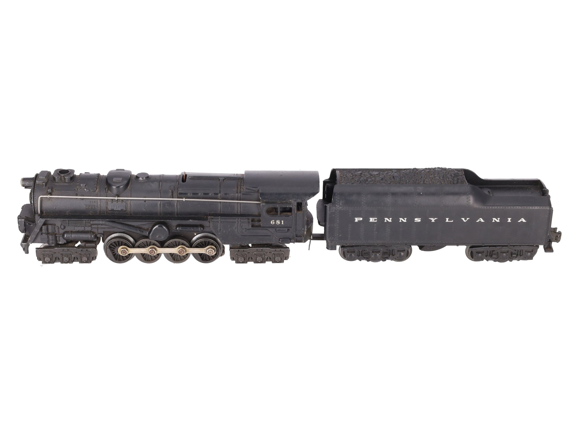 Lionel 681 Vintage O 6-8-6 Die-Cast S2 Steam Turbine Loco w/2671W Tender VG