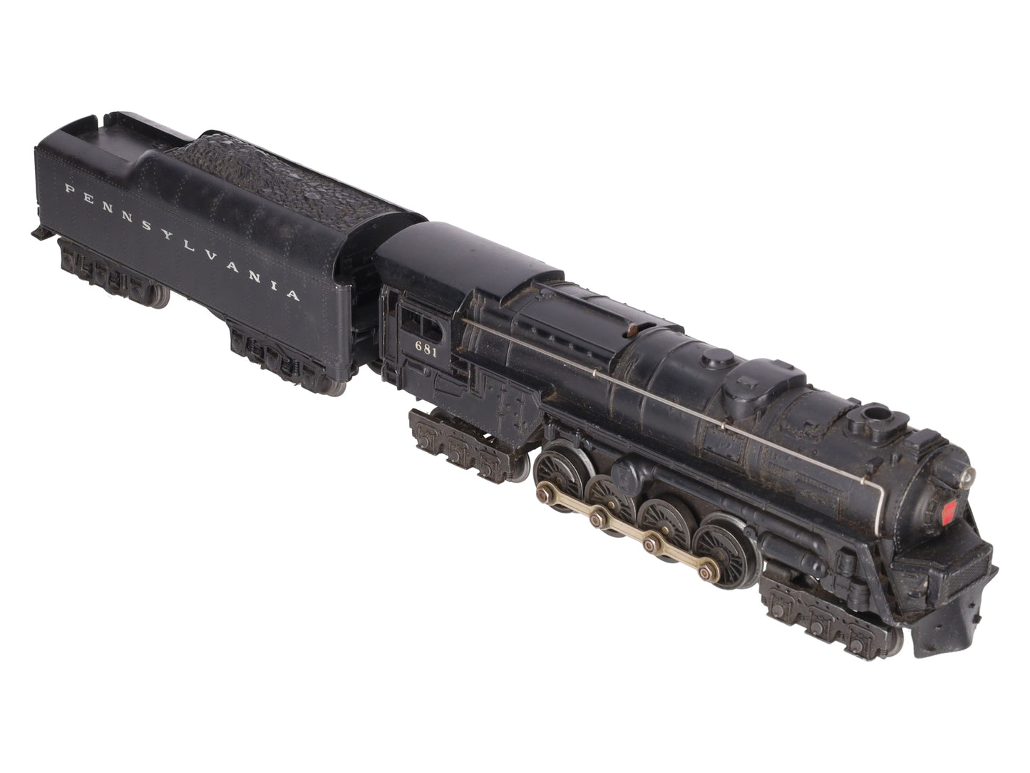 Lionel 681 Vintage O 6-8-6 Die-Cast S2 Steam Turbine Loco w/2671W Tender VG