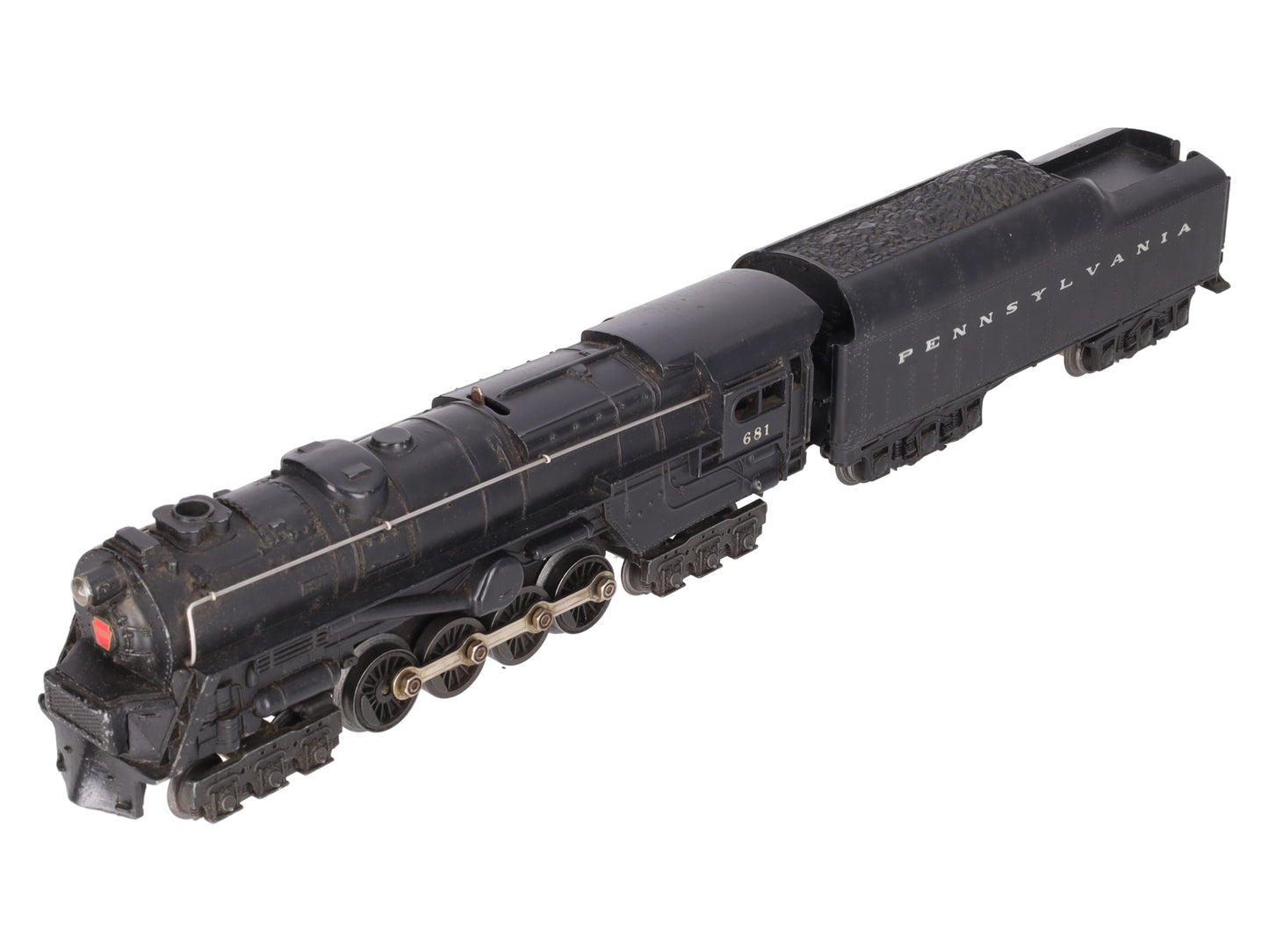 Lionel 681 Vintage O 6-8-6 Die-Cast S2 Steam Turbine Loco w/2671W Tender VG