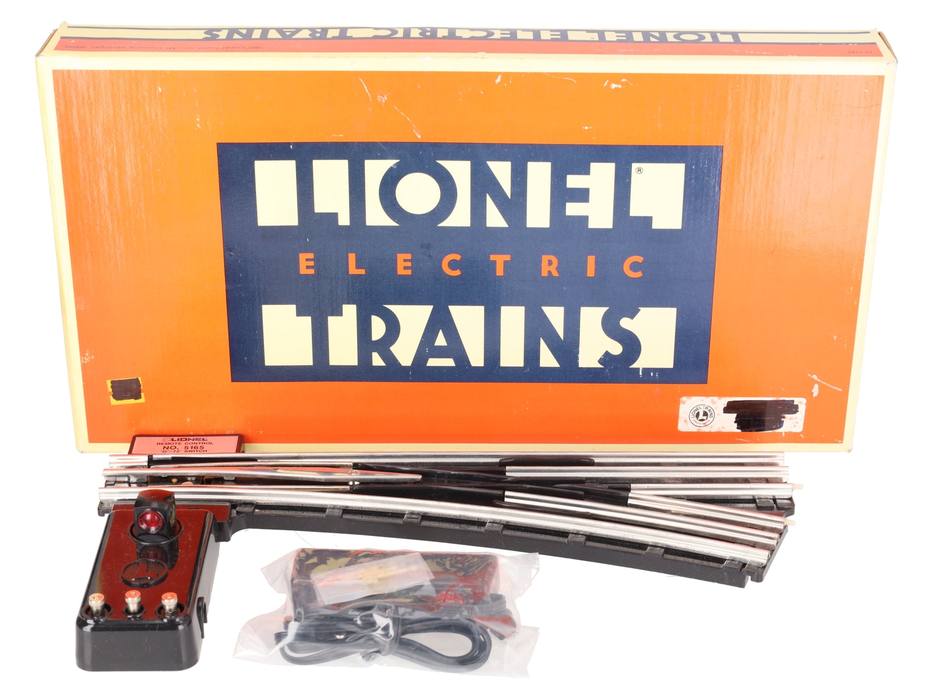 Lionel 6-5165 O72 Right Hand Remote Switch Turnout EX/Box