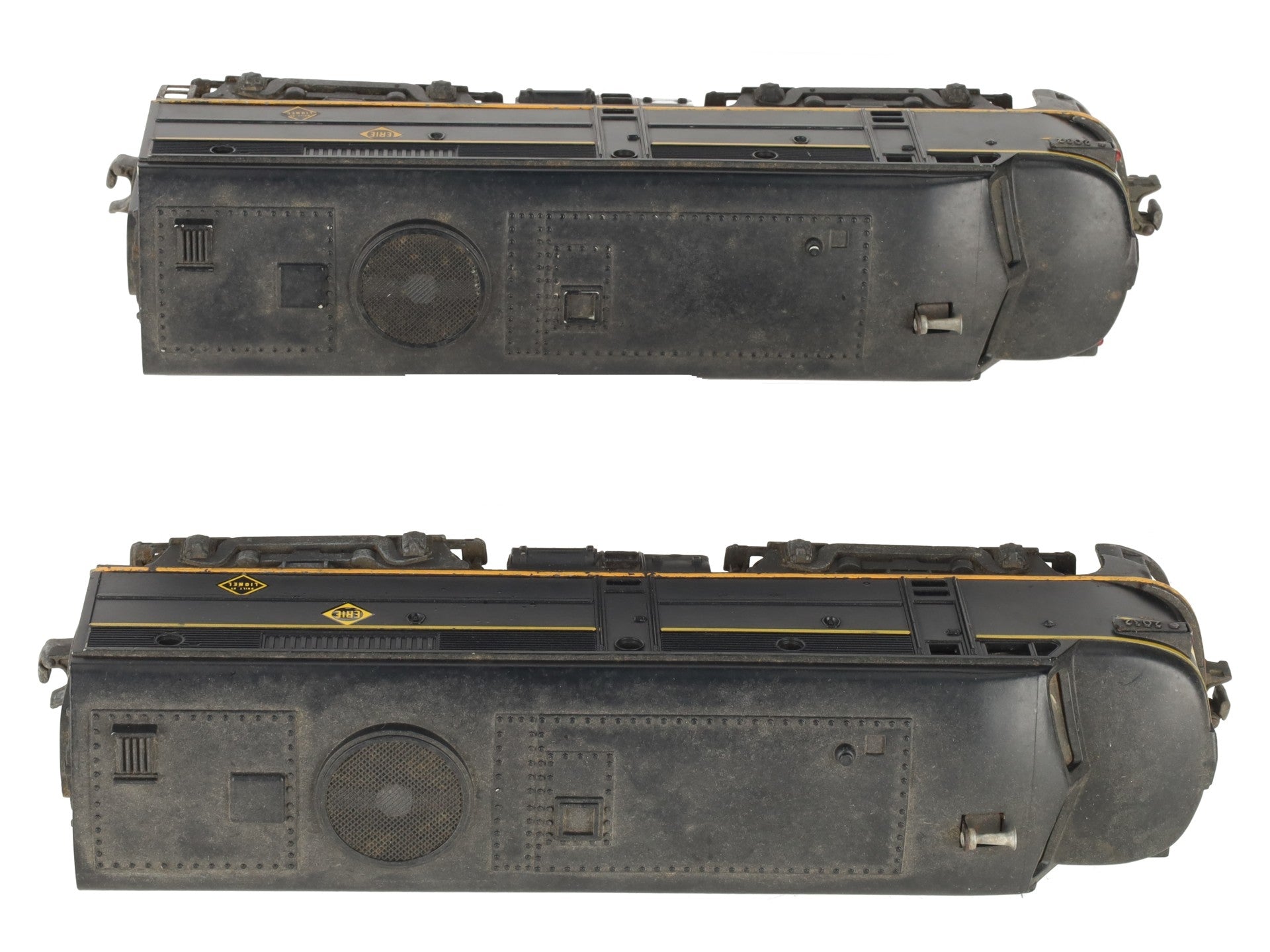 Lionel 2032 Vintage O Erie Alco AA Diesel Locomotive Set VG