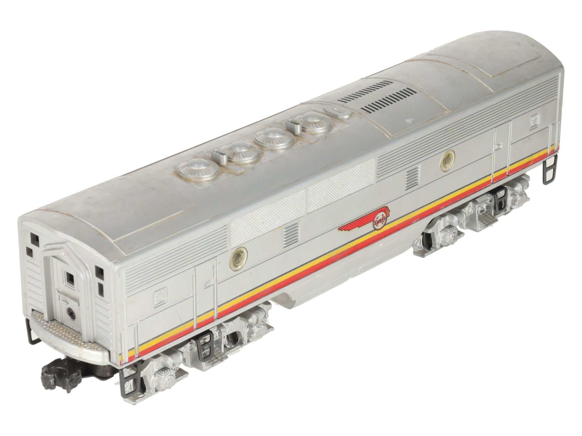 Lionel 2343C Vintage O Santa Fe F-3 Louvered Top Non-Powered B Diesel Locomotive VG