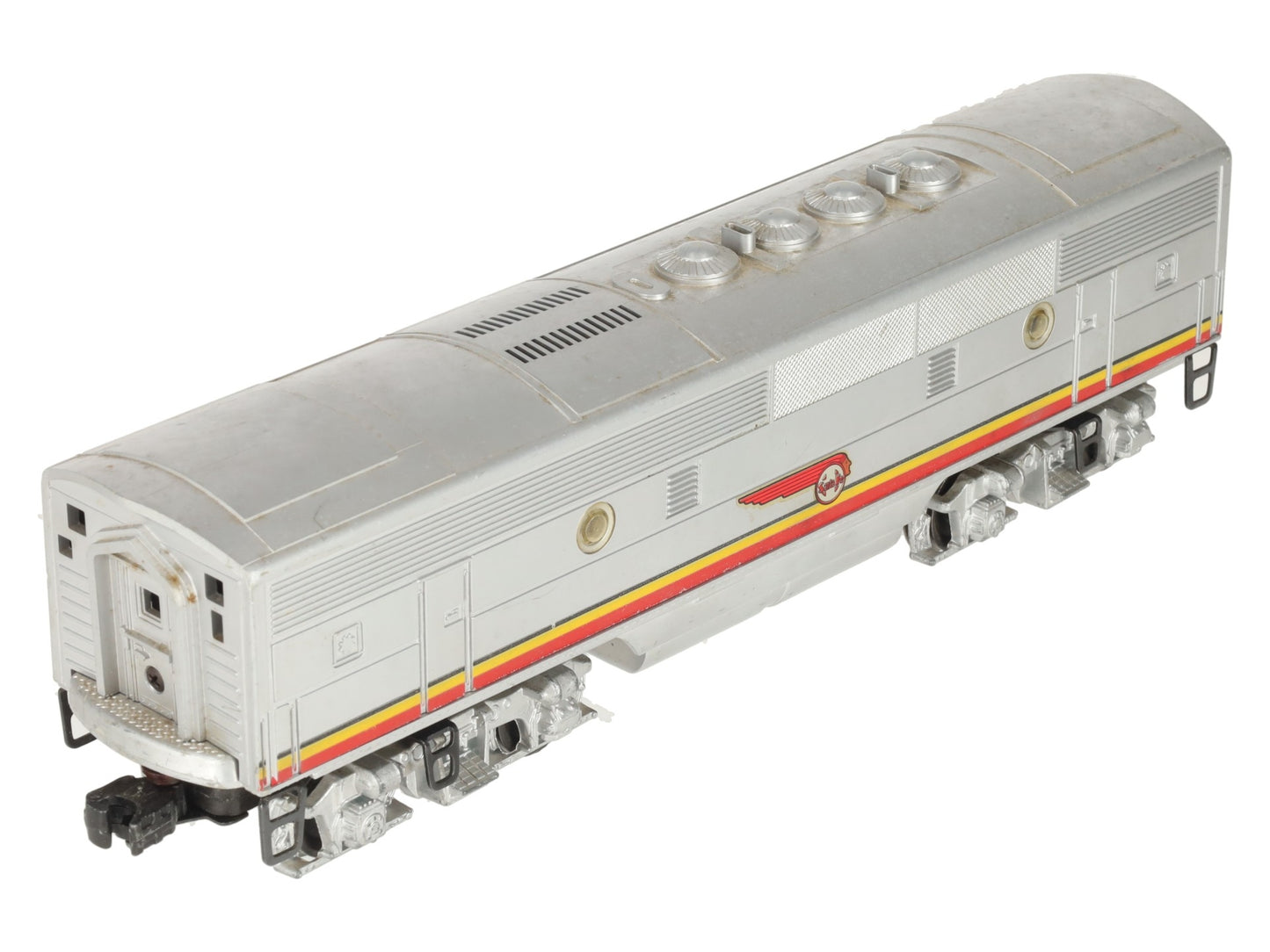 Lionel 2343C Vintage O Santa Fe F-3 Louvered Top Non-Powered B Diesel Locomotive VG