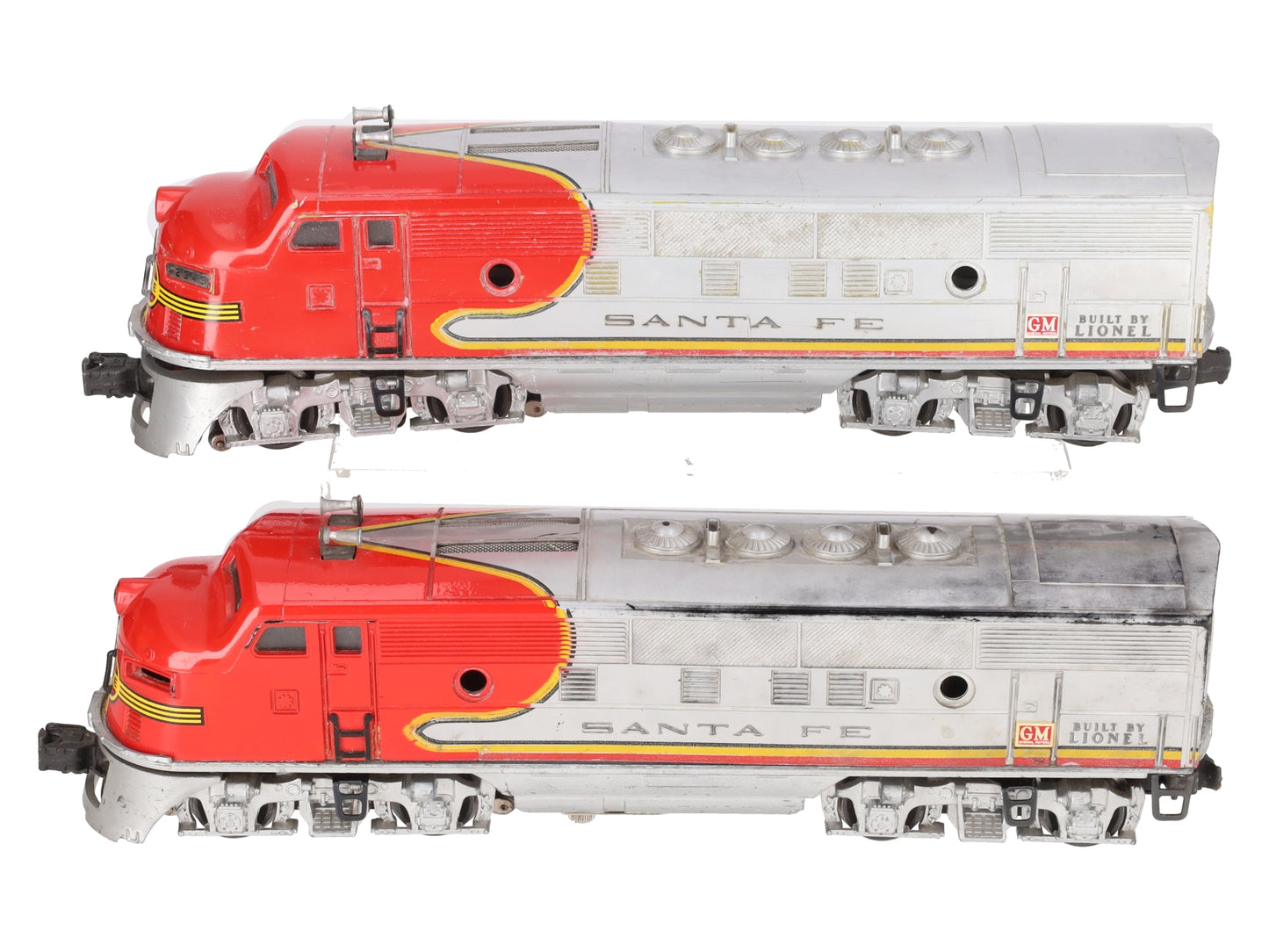 Lionel 2343 Vintage O Gauge Santa Fe F3 AA Diesel Locomotive Set