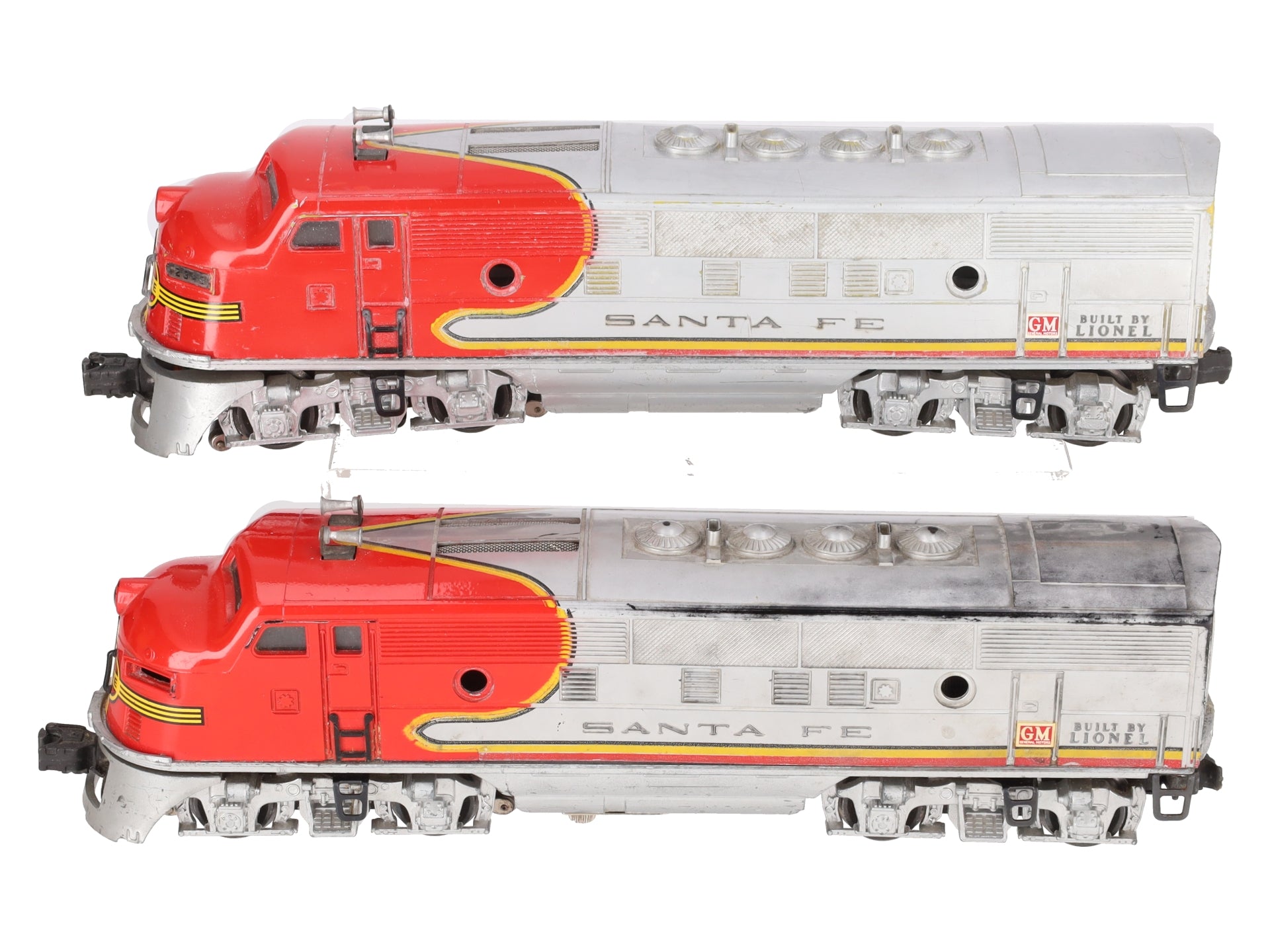 Lionel 2343 Vintage O Gauge Santa Fe F3 AA Diesel Locomotive Set