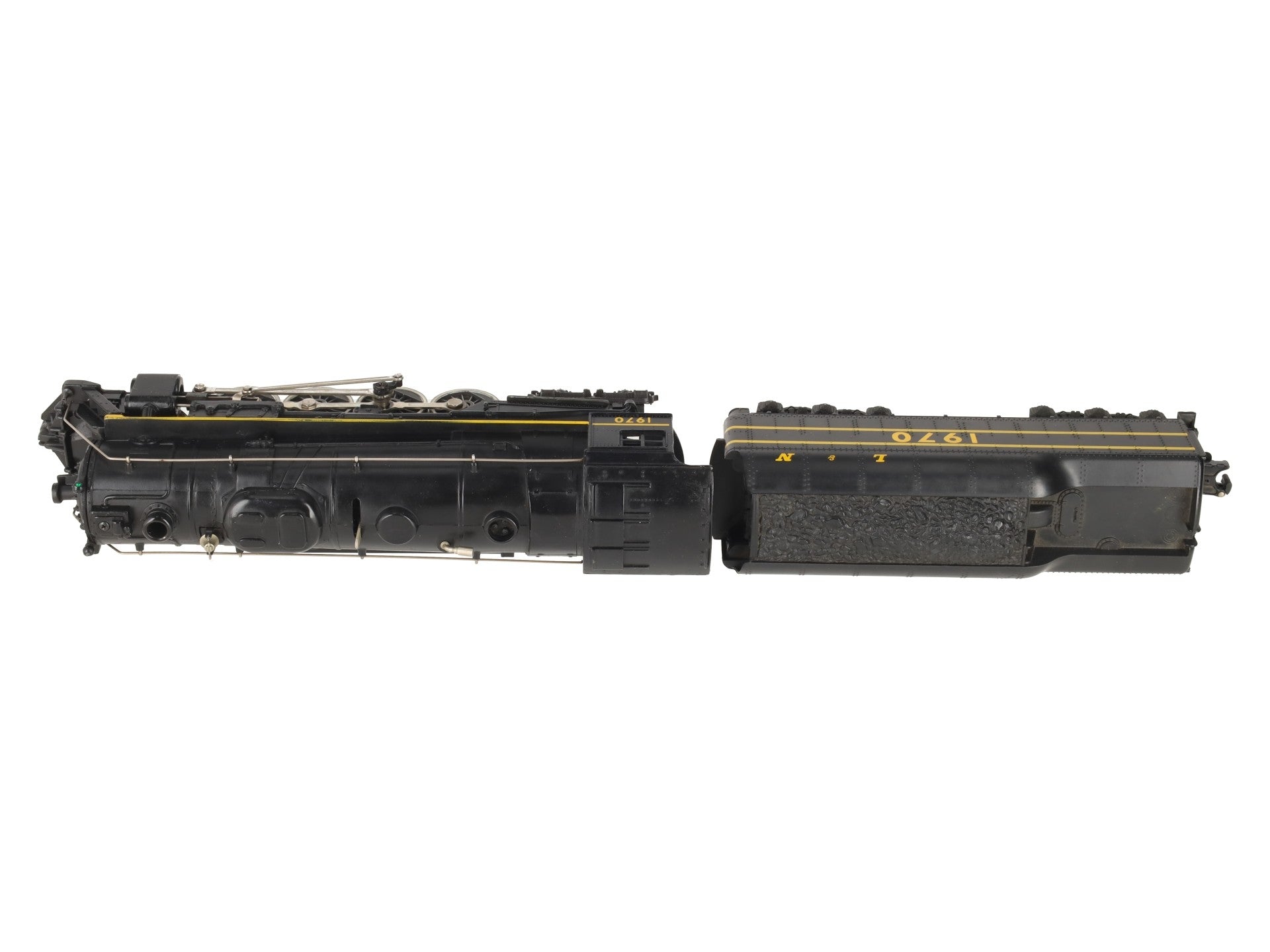 Lionel 6-8615 O Gauge L&N Berkshire 2-8-4 Steam Locomotive & Tender #1970 VG/Box