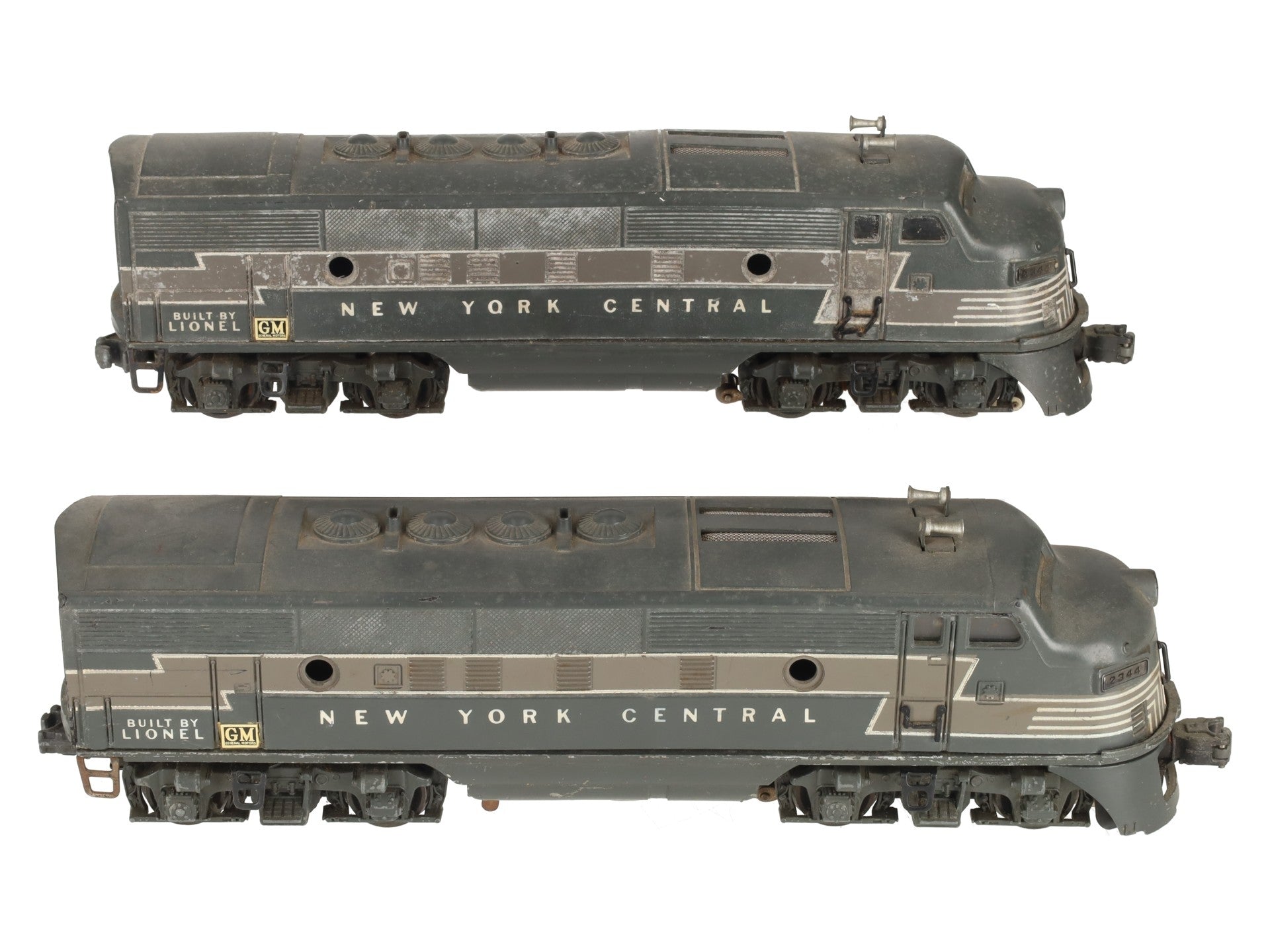 Lionel 2344 Vintage O New York Central F-3 AA Diesel Locomotive Set VG