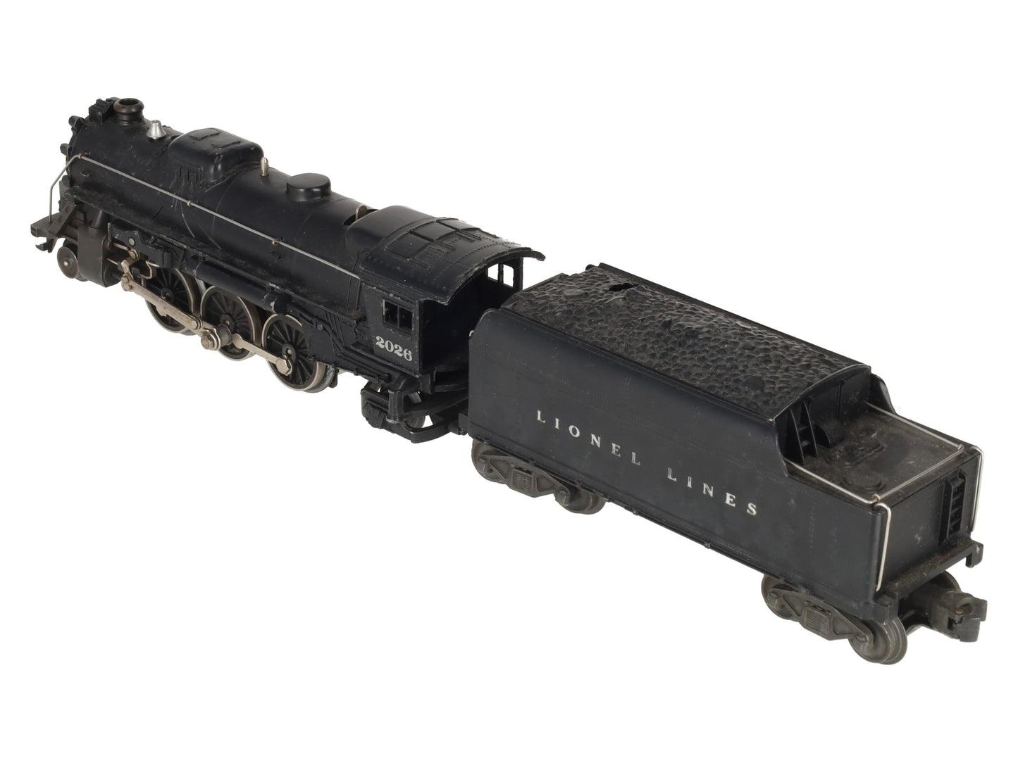 Lionel 2026 Vintage O 2-6-2 Die-Cast Steam Locomotive w/6466WX Tender VG