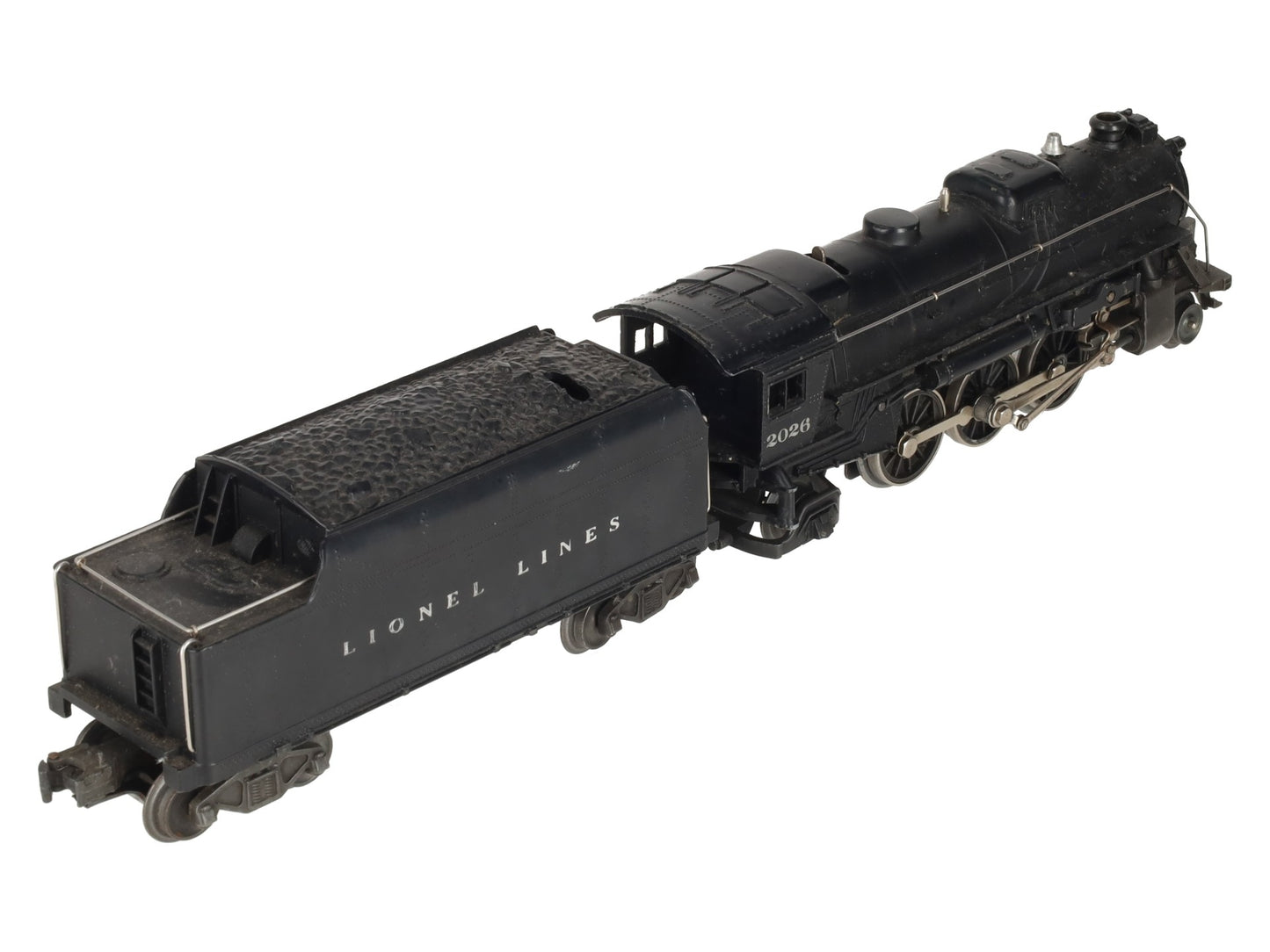 Lionel 2026 Vintage O 2-6-2 Die-Cast Steam Locomotive w/6466WX Tender VG
